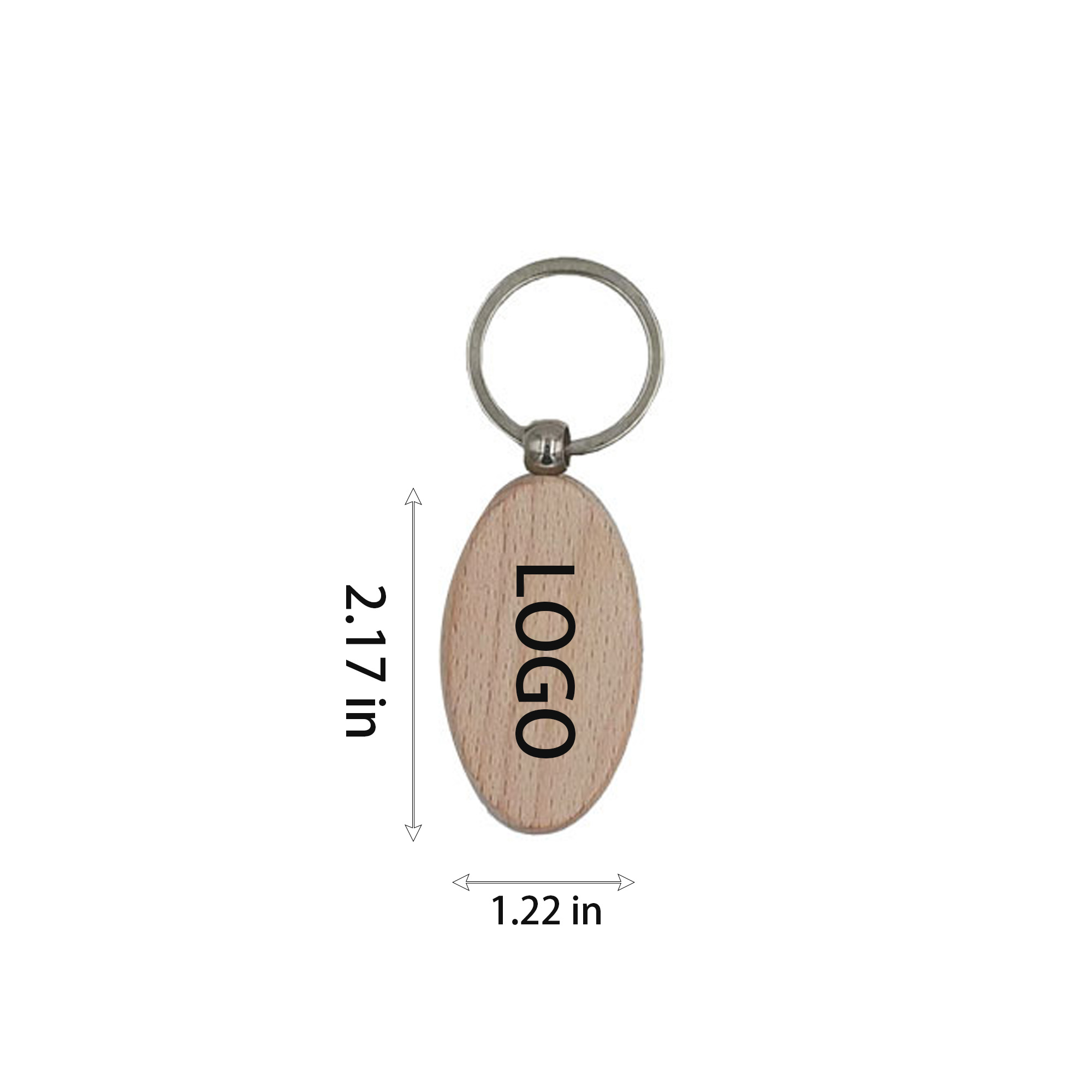 Oval key chain 3