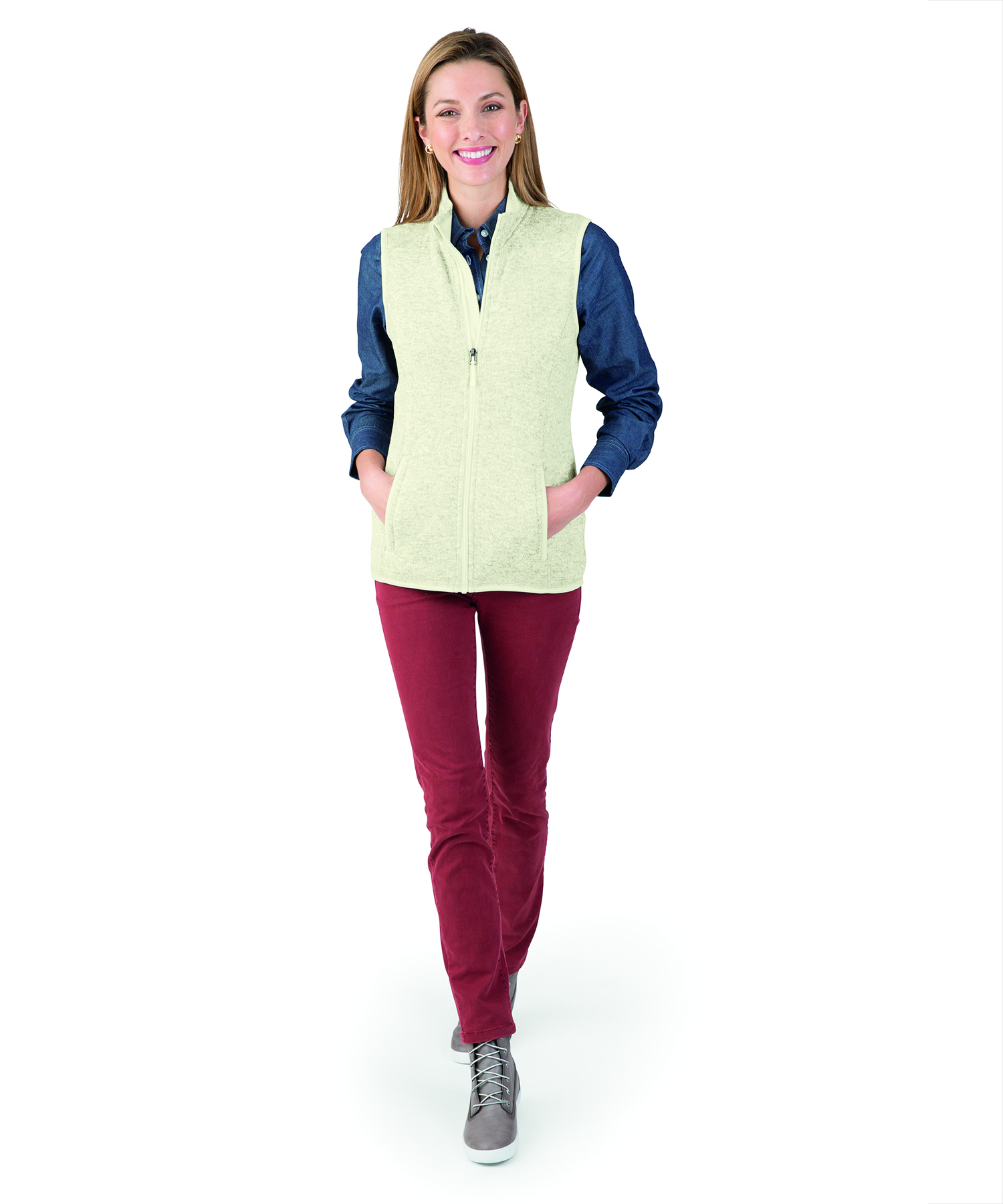 Women's Pacific Heathered Vest 25