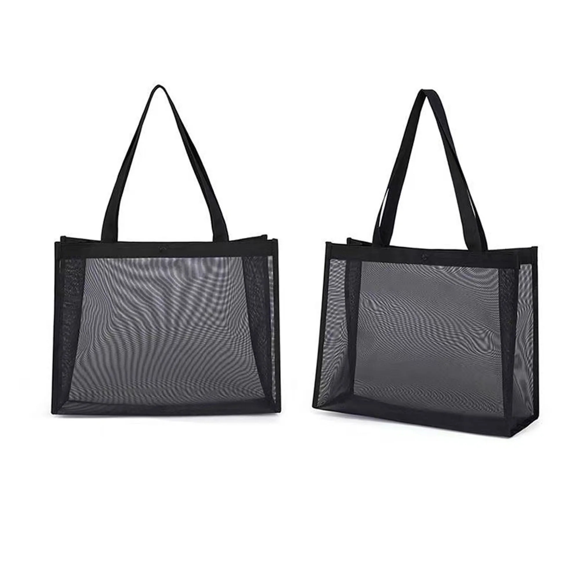 17.7''x13.8''x5.9'' Small Mesh Beach Bag Lightweight " 2