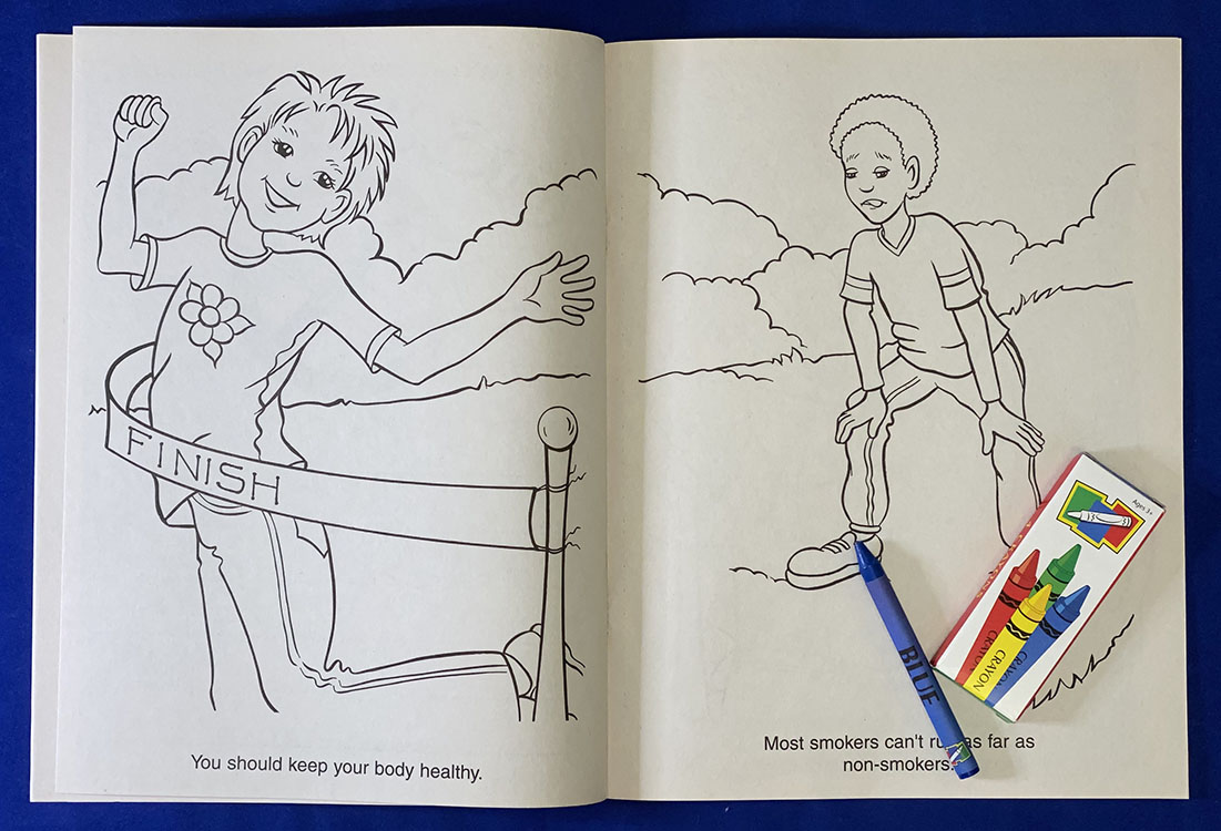 COLORING SET - Say No to Smoking Coloring Book Fun Pack 5