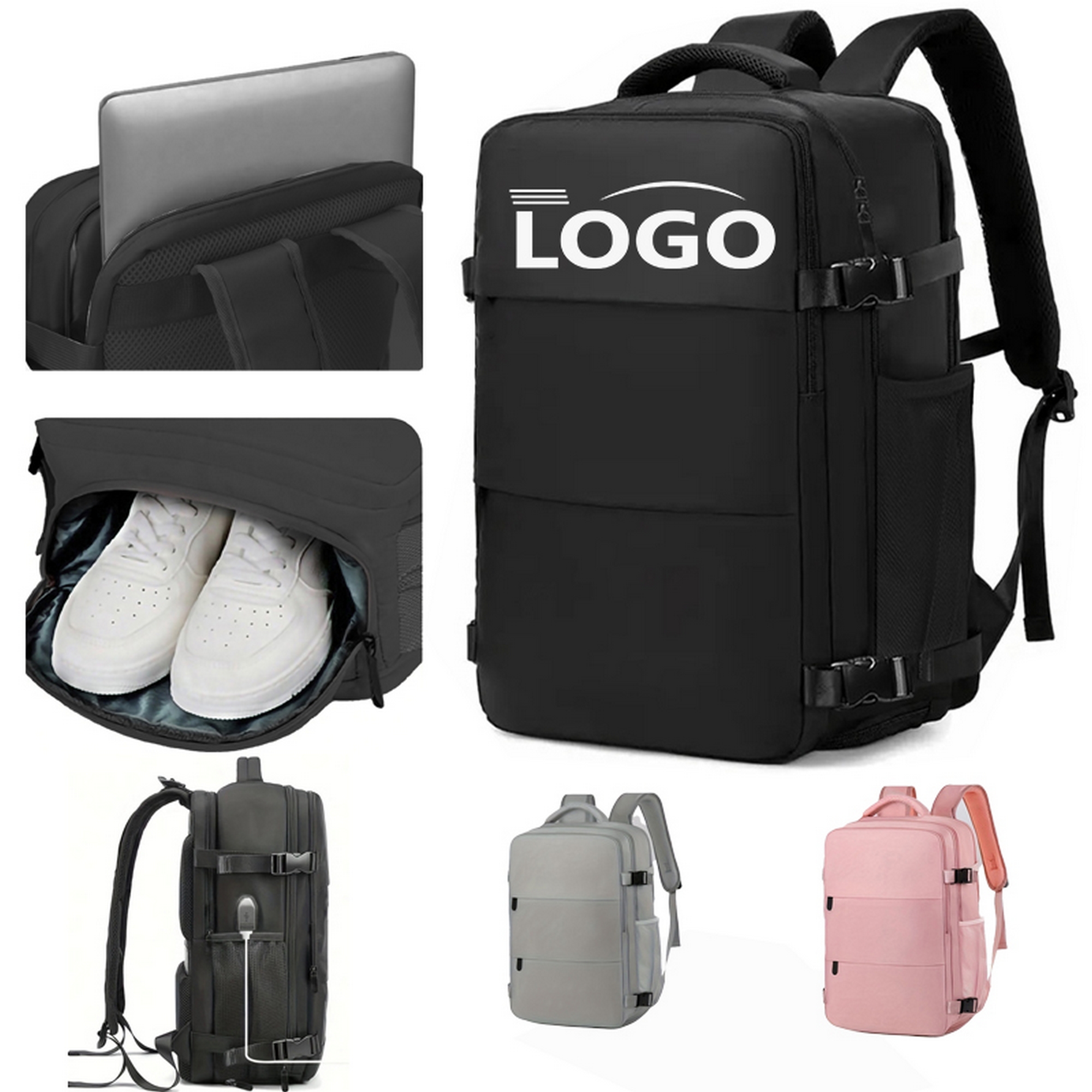 Multi-compartment high-capacity travel backpack 2