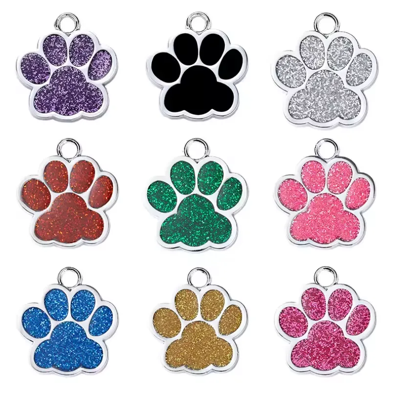 Paw Shaped Pet ID Tags 5