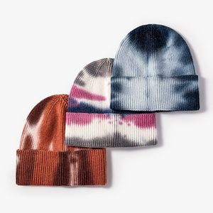Tie Dye Beanie Soft Winter Knit Hat 3