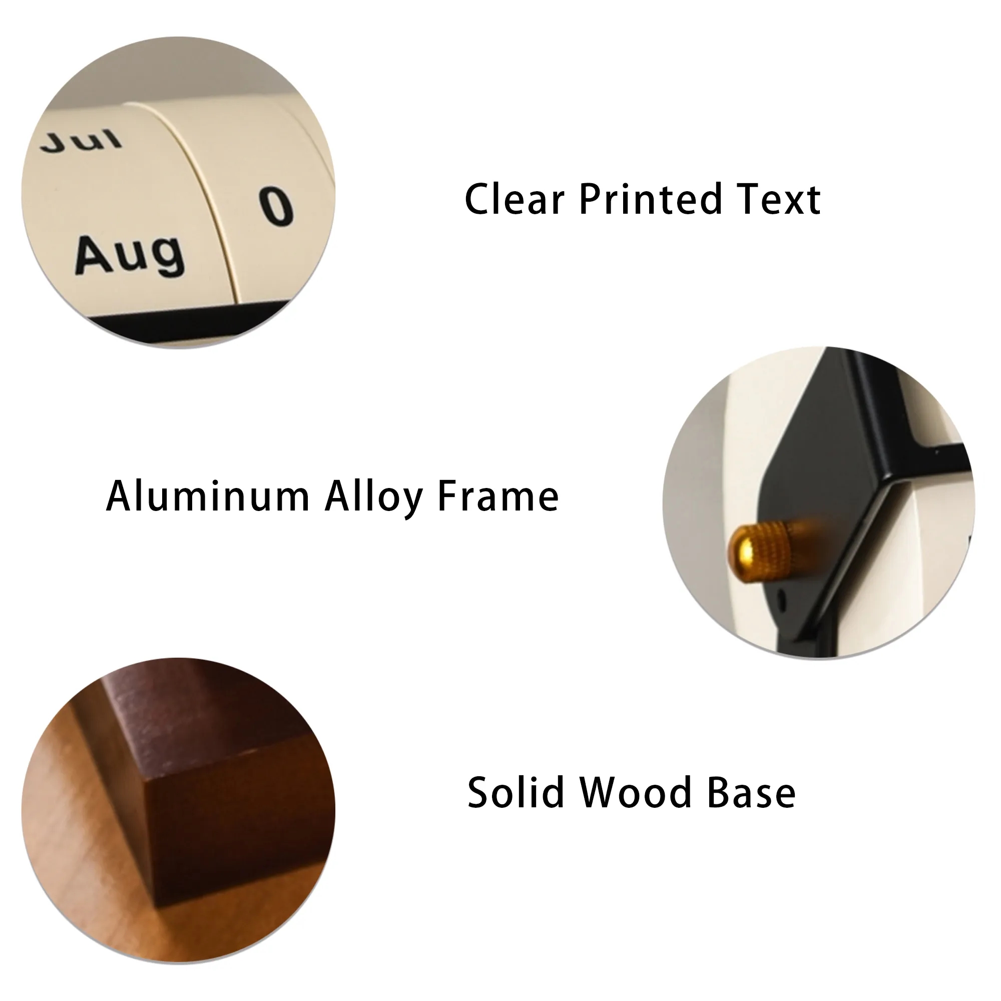 Rotary Perpetual Calendar Desktop Ornament 4