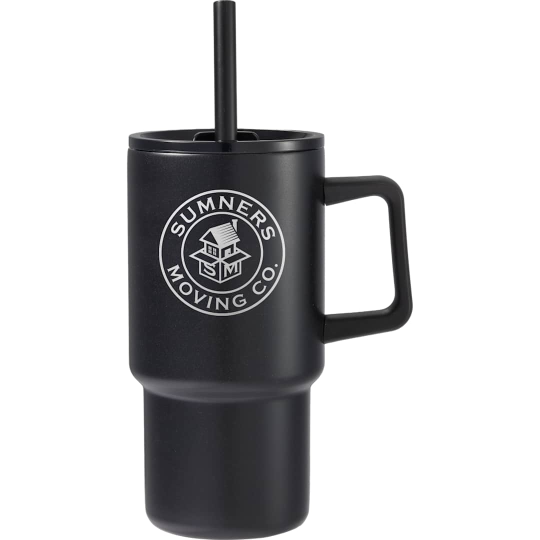Summit 18oz Recycled Vacuum Insulated Mug w/ Straw 146