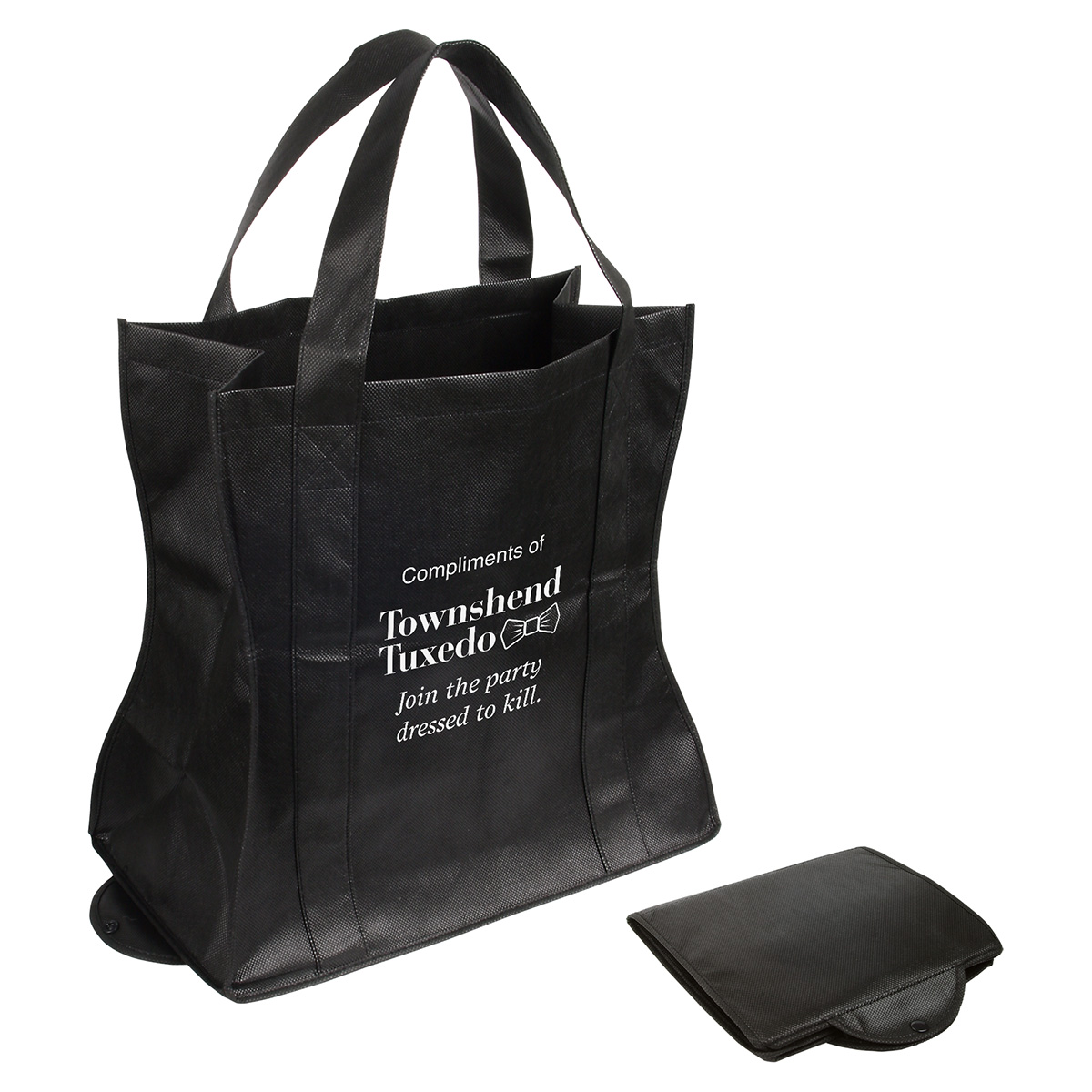 Wave Rider Non-Woven Folding Tote 4