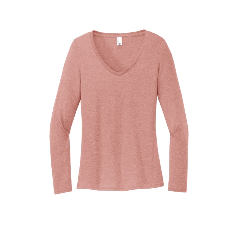 District Women's Perfect Tri Long Sleeve V-Neck Tee 15