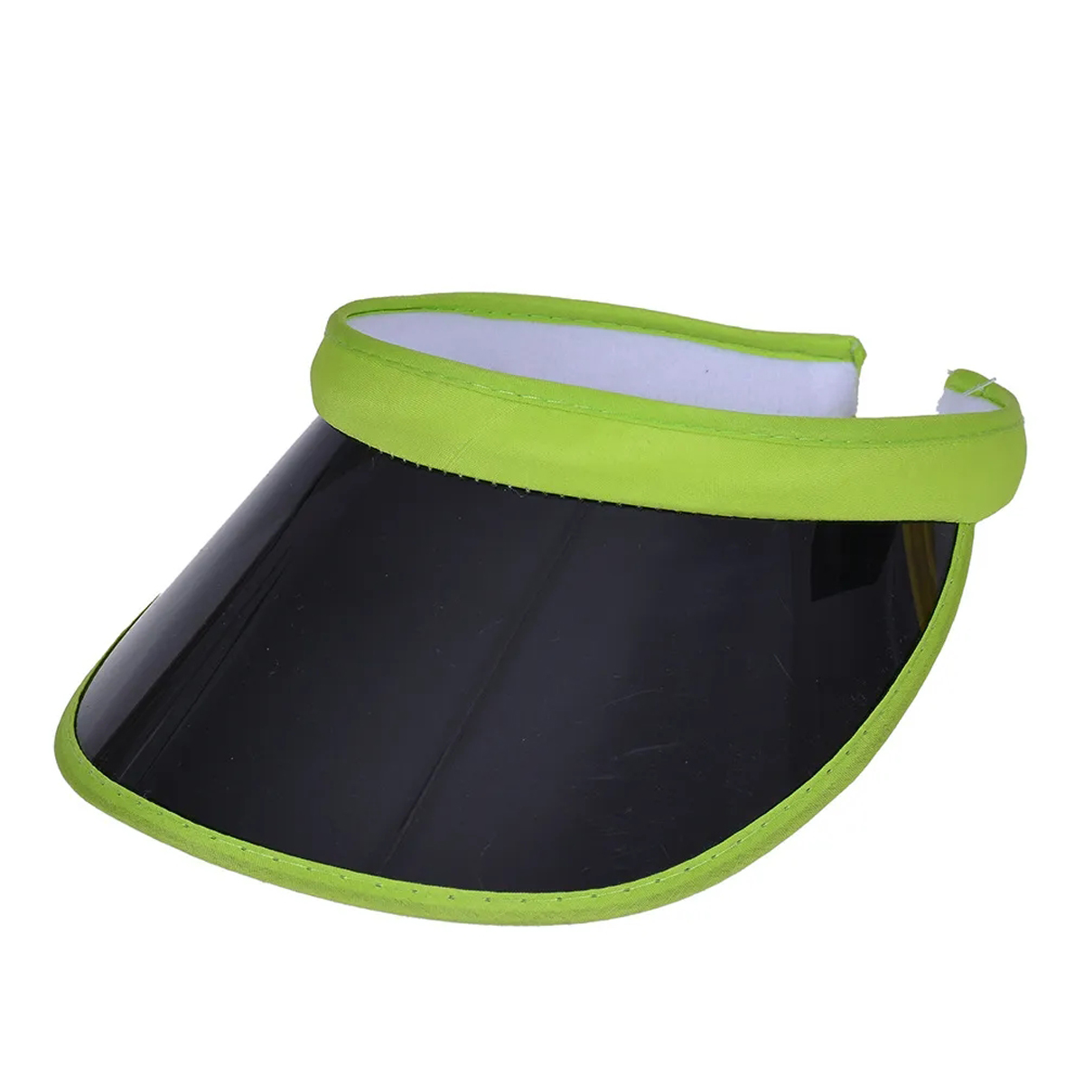 Clear PVC Visor With Wide Brim For Sun Protection 4