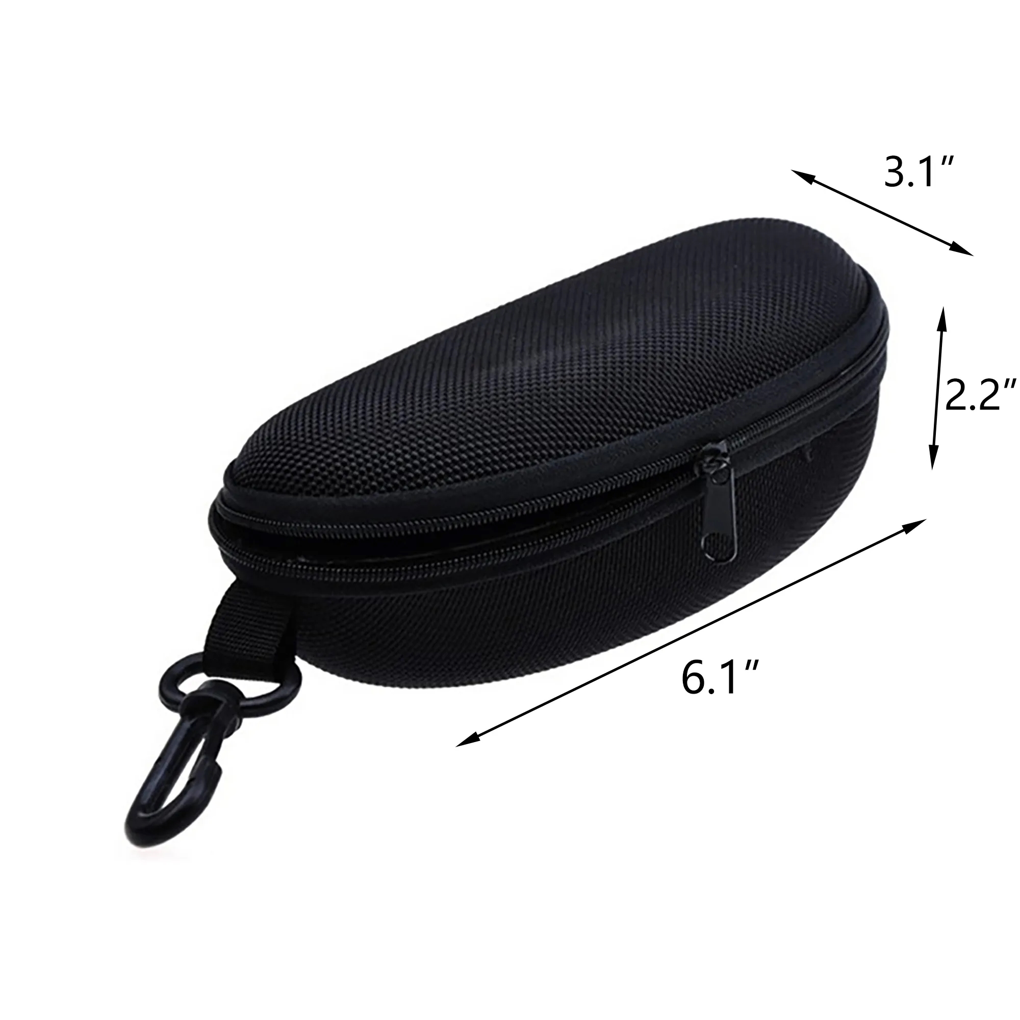 Summer Eyeglasses Case with Plastic Hook for Women Men 3