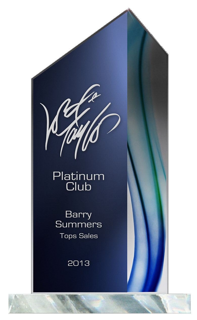 Aqua Series Apex Acrylic Award 3