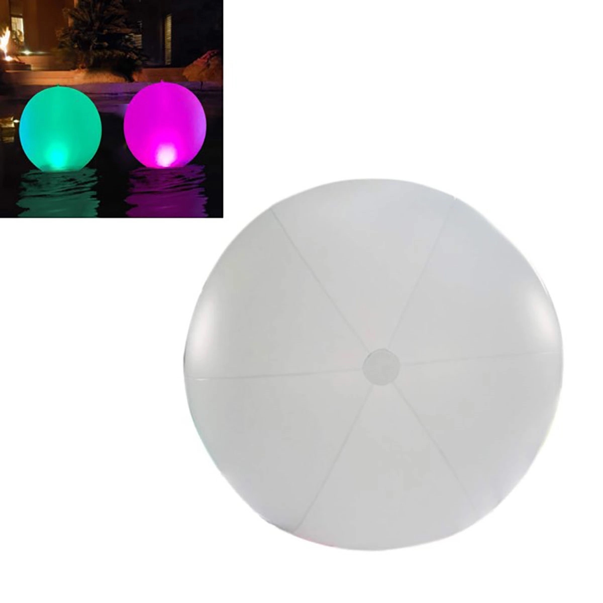 Inflatable Led Glow Beach Ball Floating 4