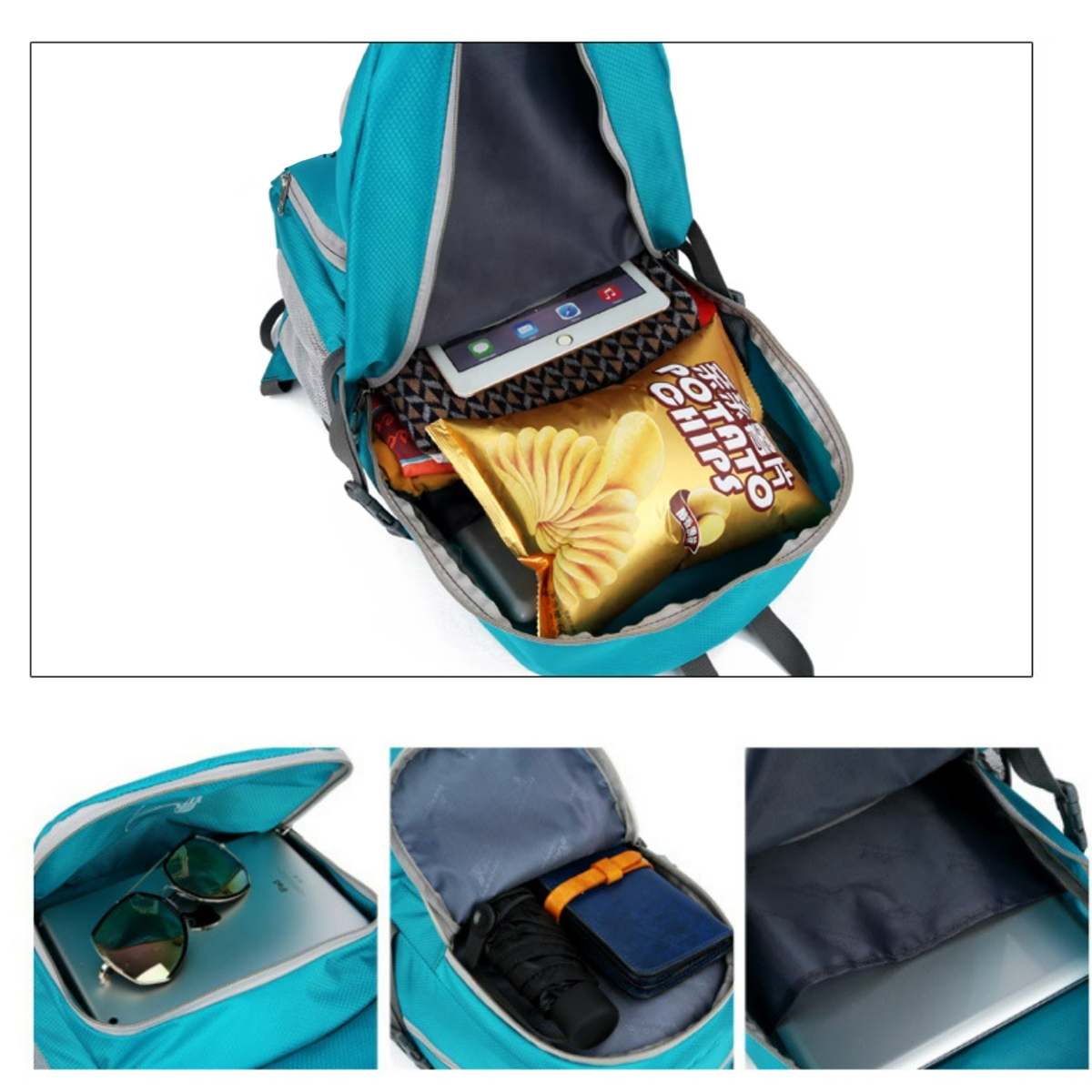 40L Lightweight Packable Backpack for Travel & Hiking 4