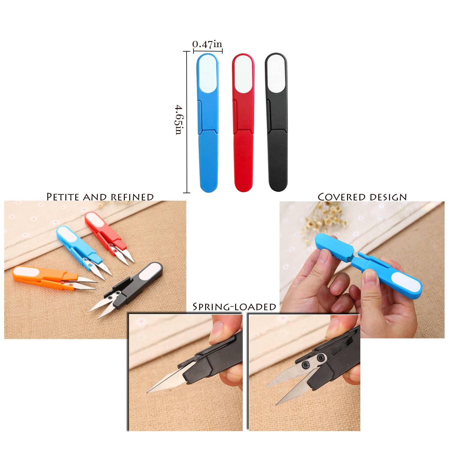 Colored Cap Safety Scissors 3