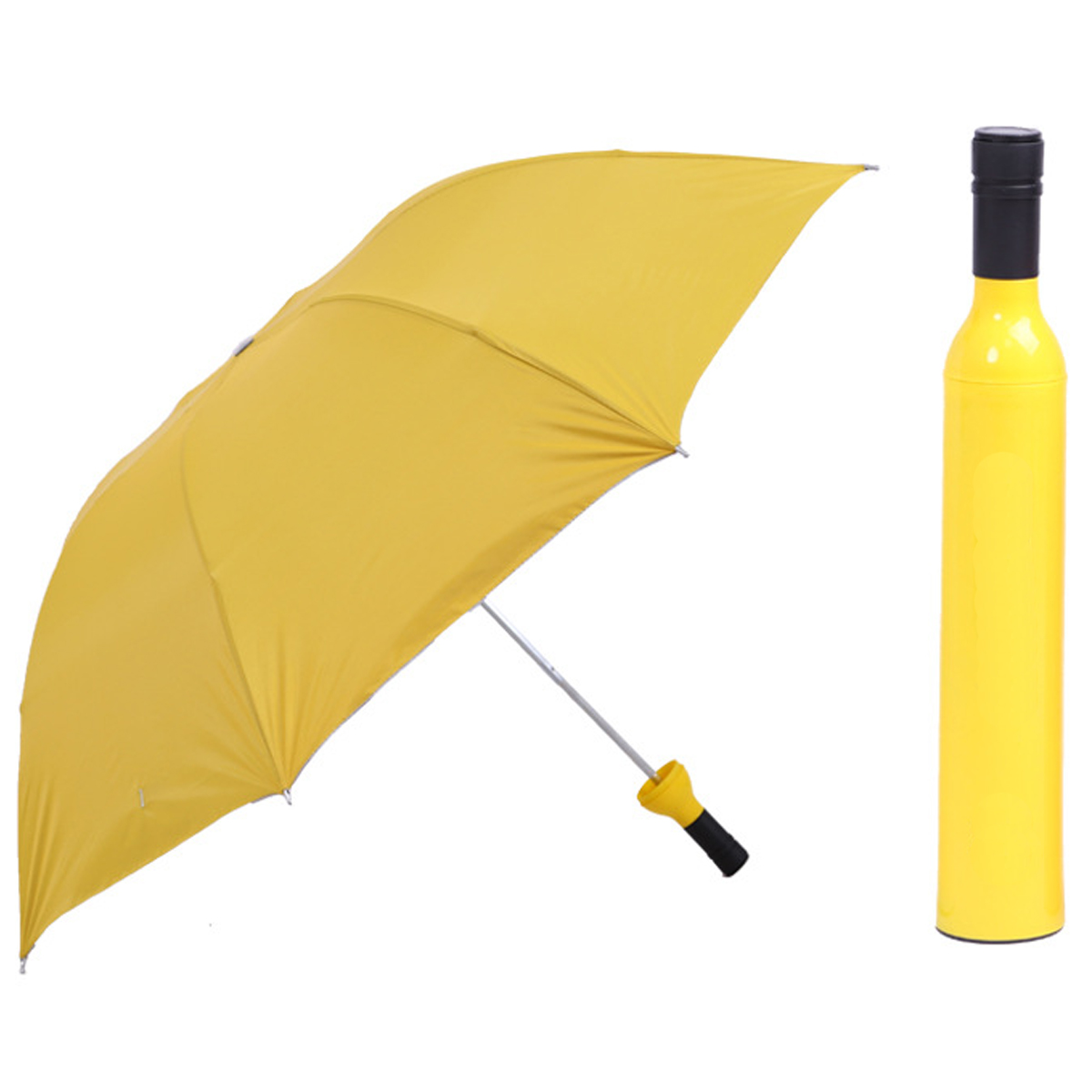 Compact Wine Bottle Umbrella 3
