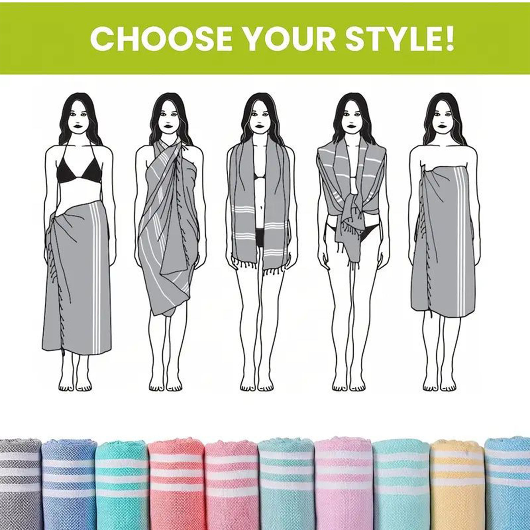 Cotton beach towel 2