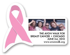 Re-Stick-It Decal (2.375"x3.125") Ribbon Shape