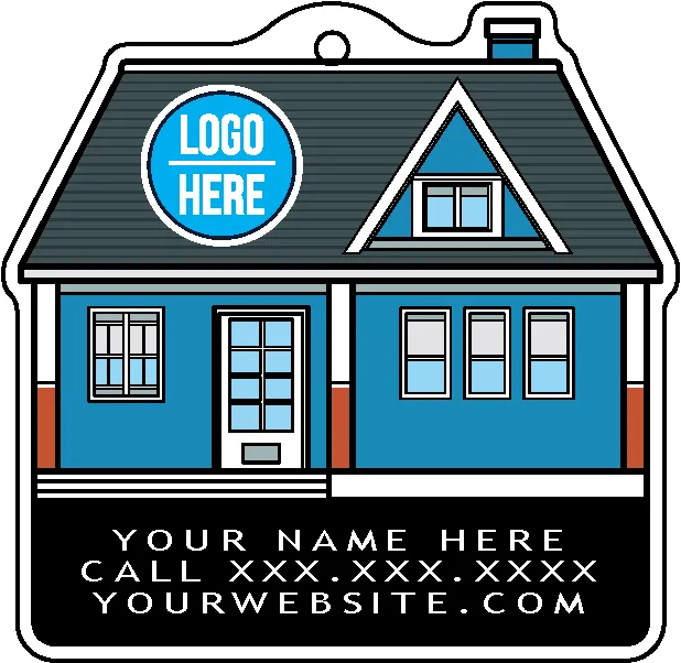 Stock Shape Acrylic Key Tag