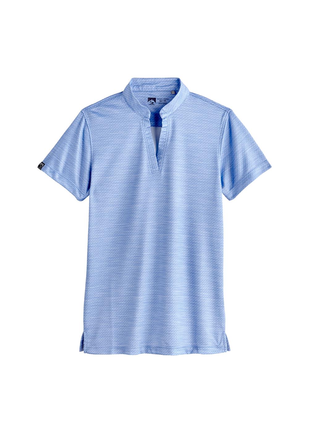 Storm Creek Women's Unwinder Printed Bamboo Short Sleeve Polo 8