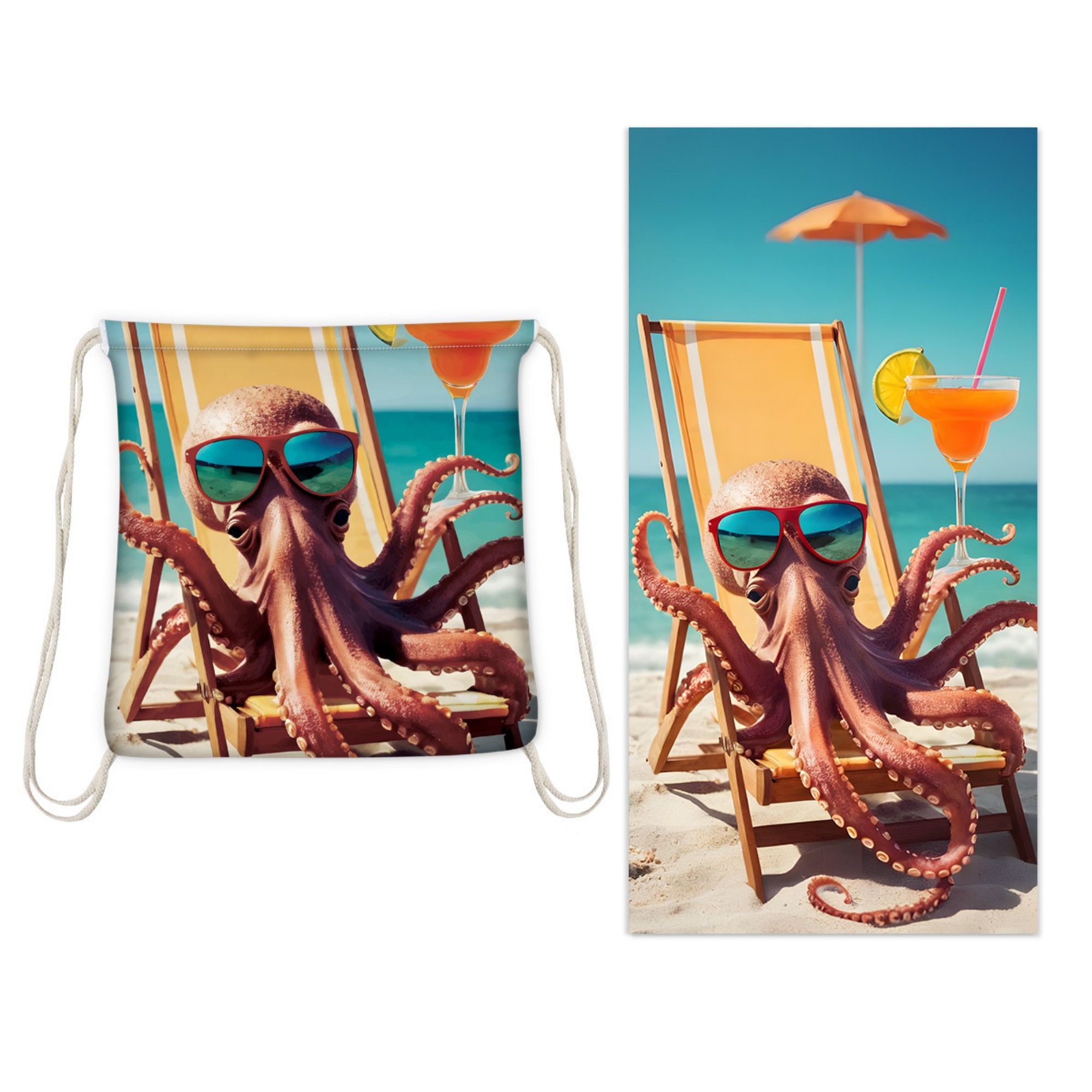 2-in-1 Foldable Beach Towel 7