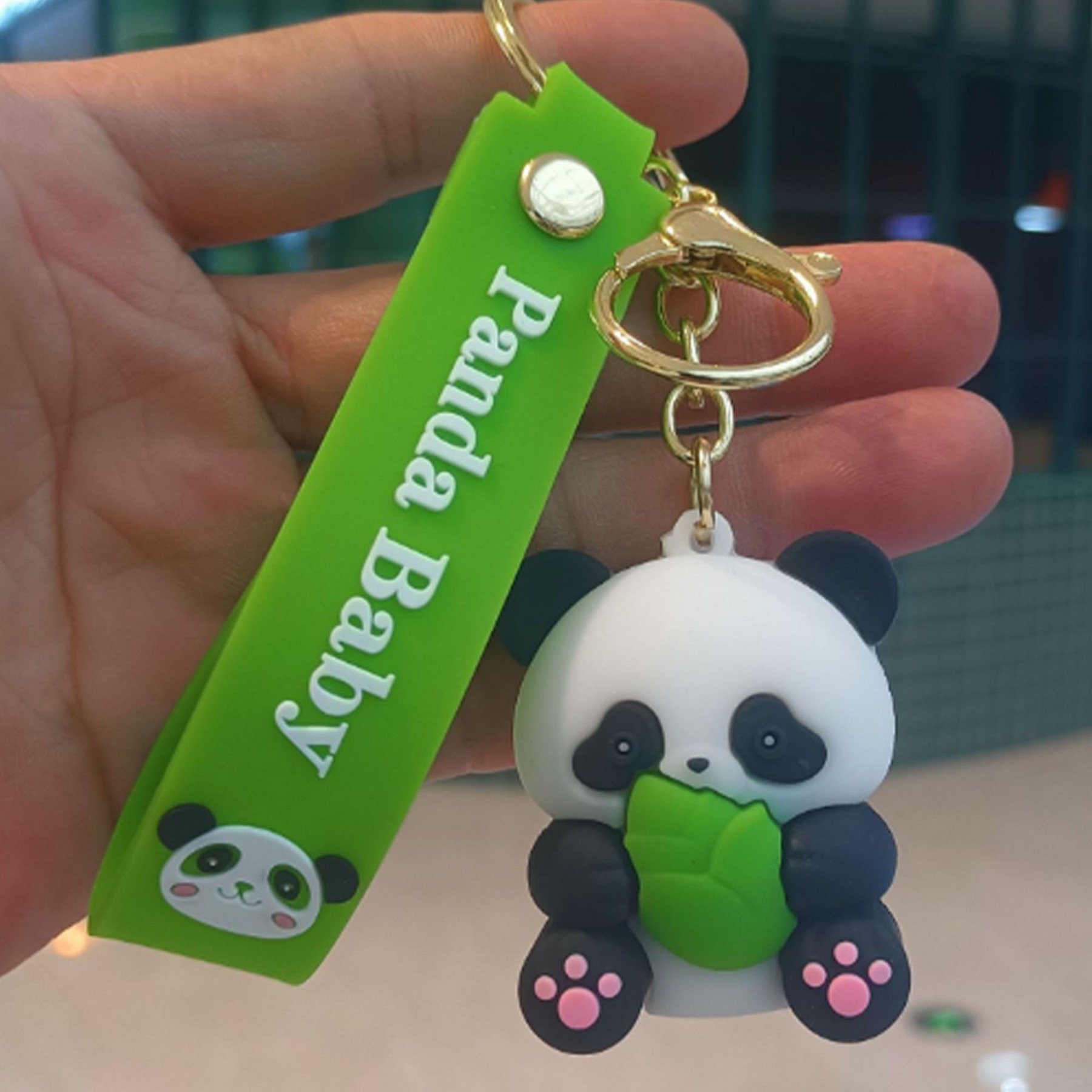 Panda Keychain Creative Kawaii Animal Pendant 1