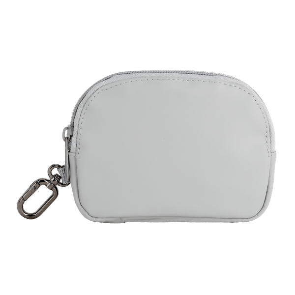 Branson Round Recycled PU Zip Pouch 2