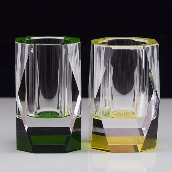 Octagon Crystal Pen holder 6