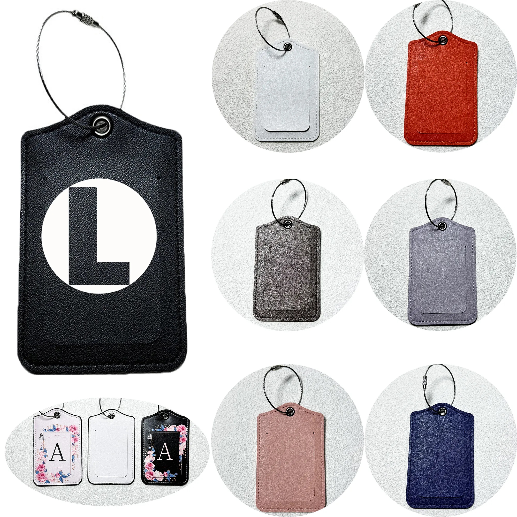 Custom PU Luggage Tag