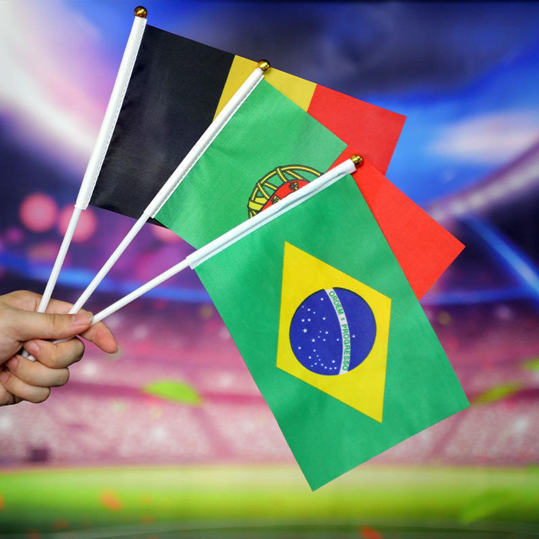 Double-Sided Hand Signal Flag 2