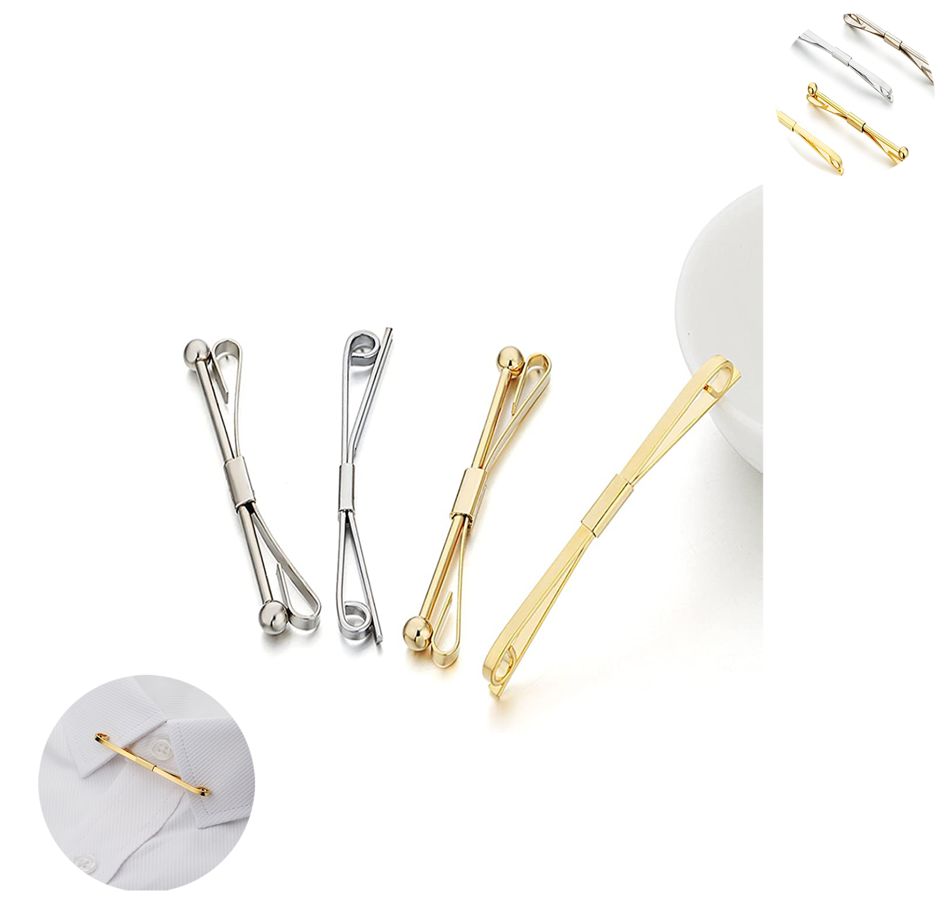 Men's Classic Shirt Collar Clip 1
