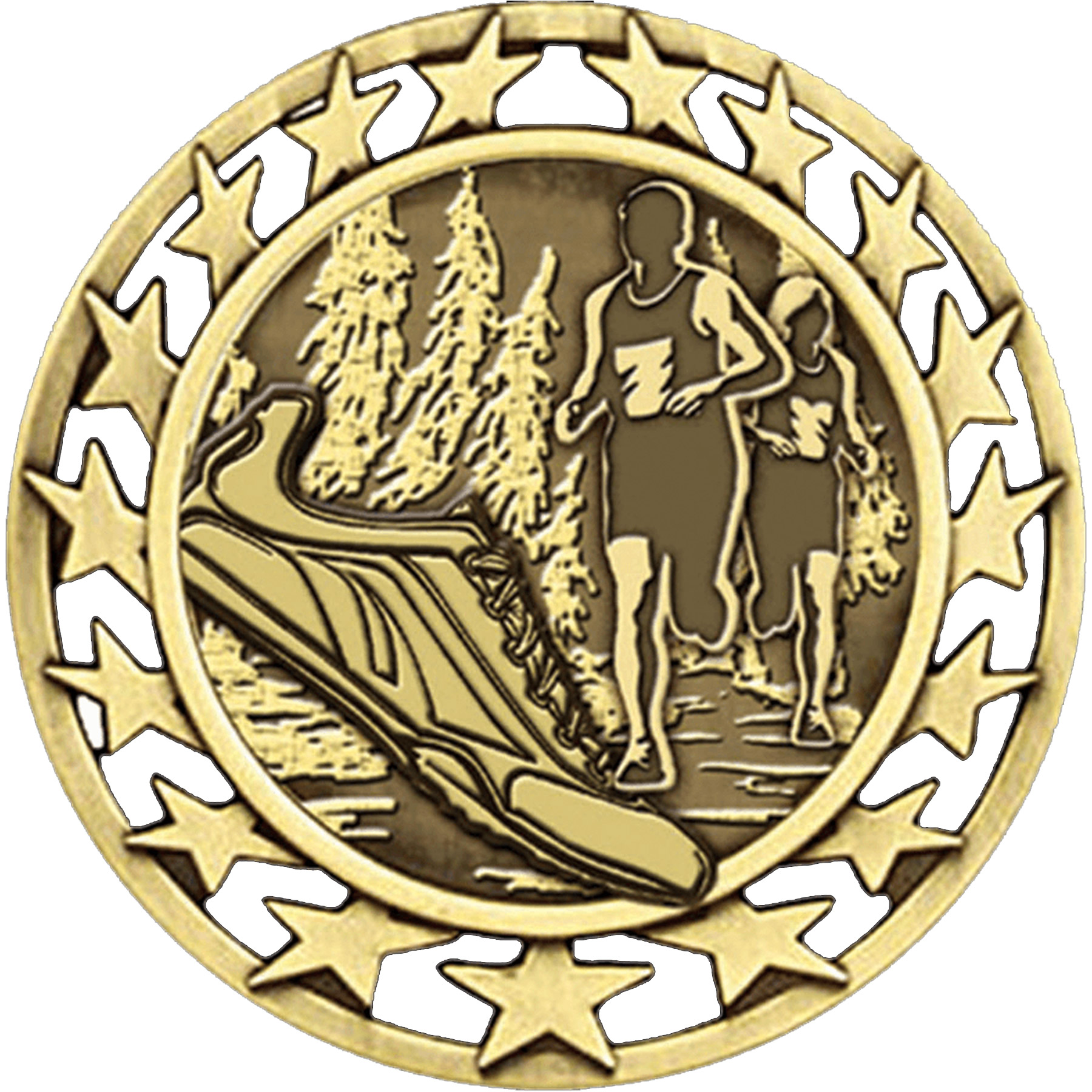 Stock Star Sports Medals: Cross Country 3