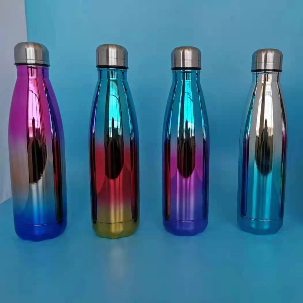 Stainless steel double wall travel water bottle 500ml 1