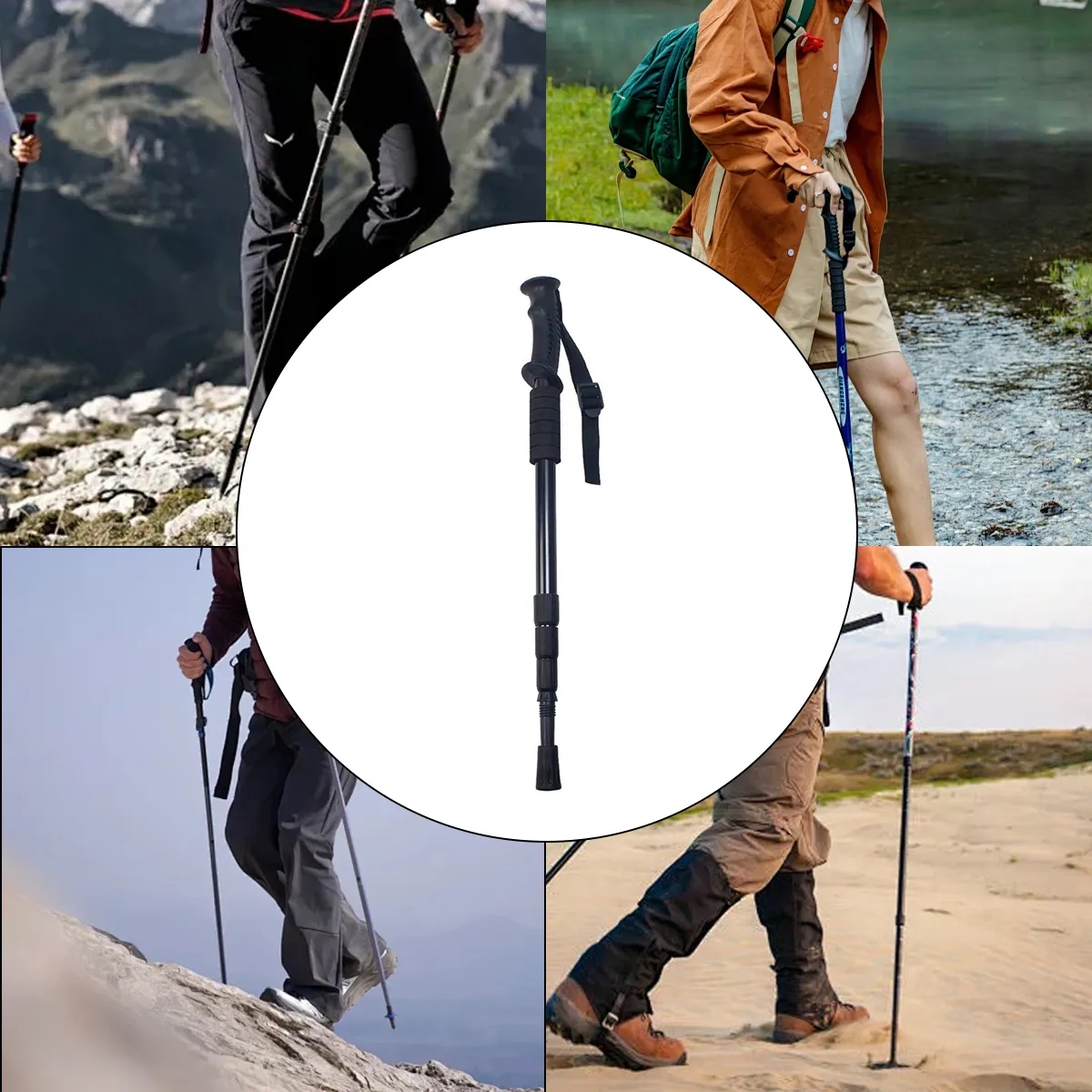 Adjustable Aluminum Trekking Pole for Hiking 2
