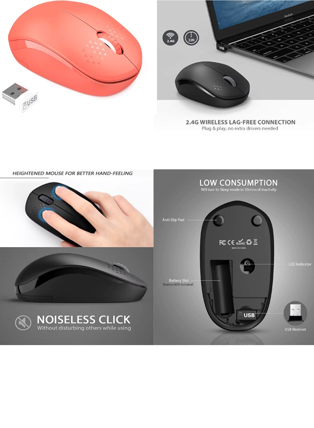 iBank ® Wireless Mouse for Laptop, PC, Tablet, Computer and Mac 1