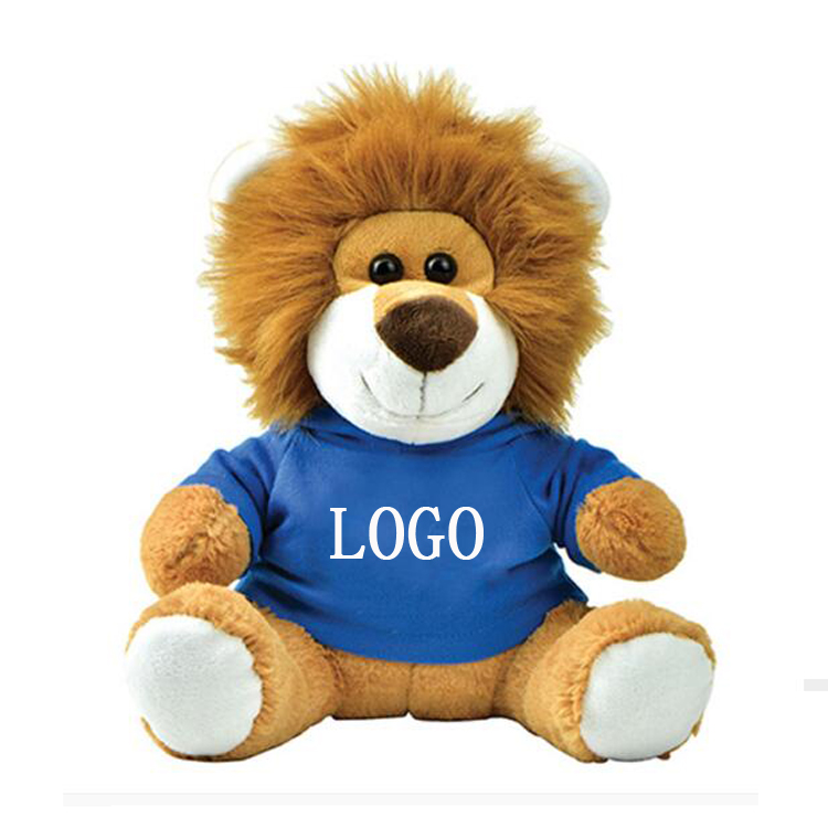 8" Plush Lion w/T-Shirt 5