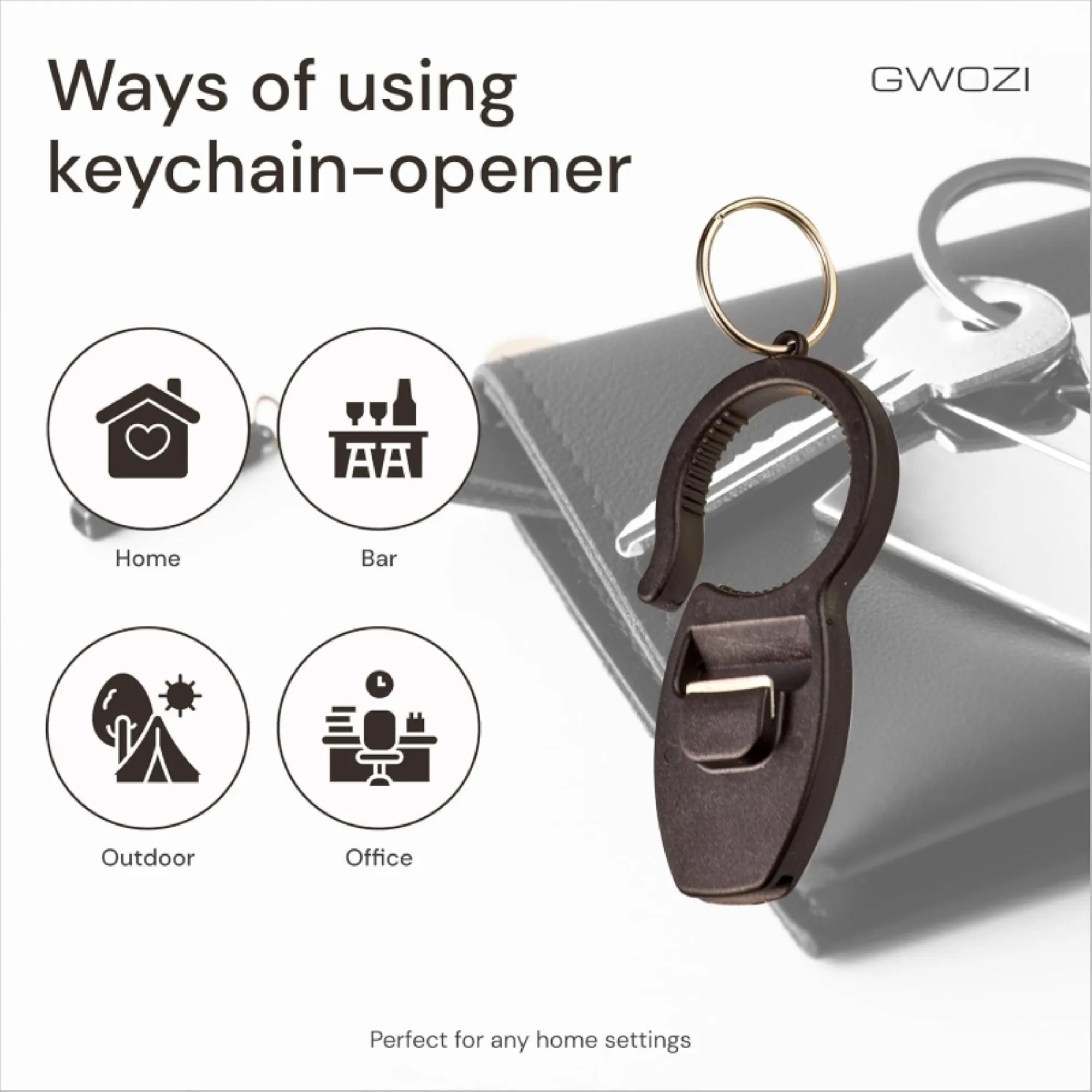 Multifunctional Bottle Opener Keychain 3