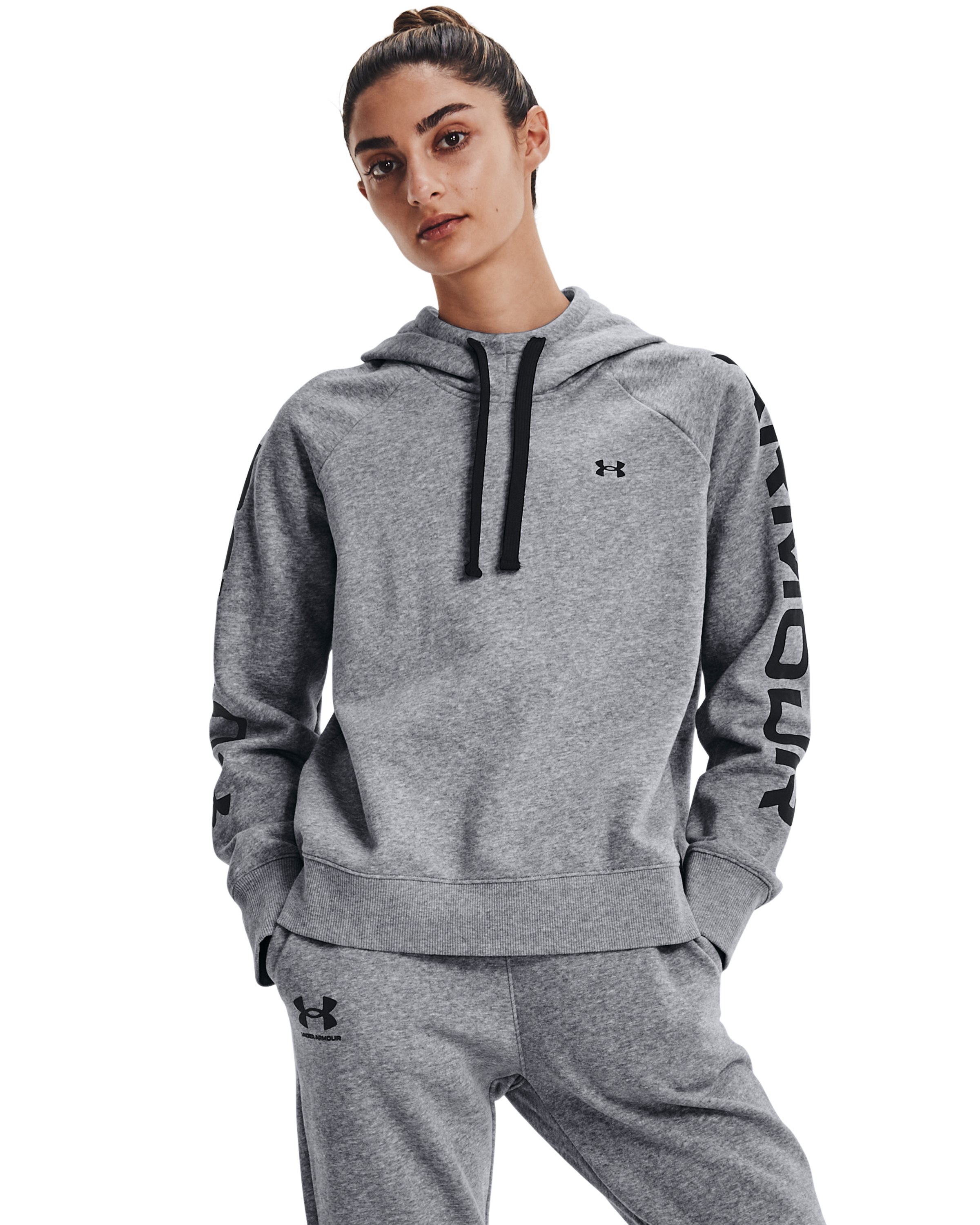 UA Rival Fleece Colorblock Women's Hoodie 4