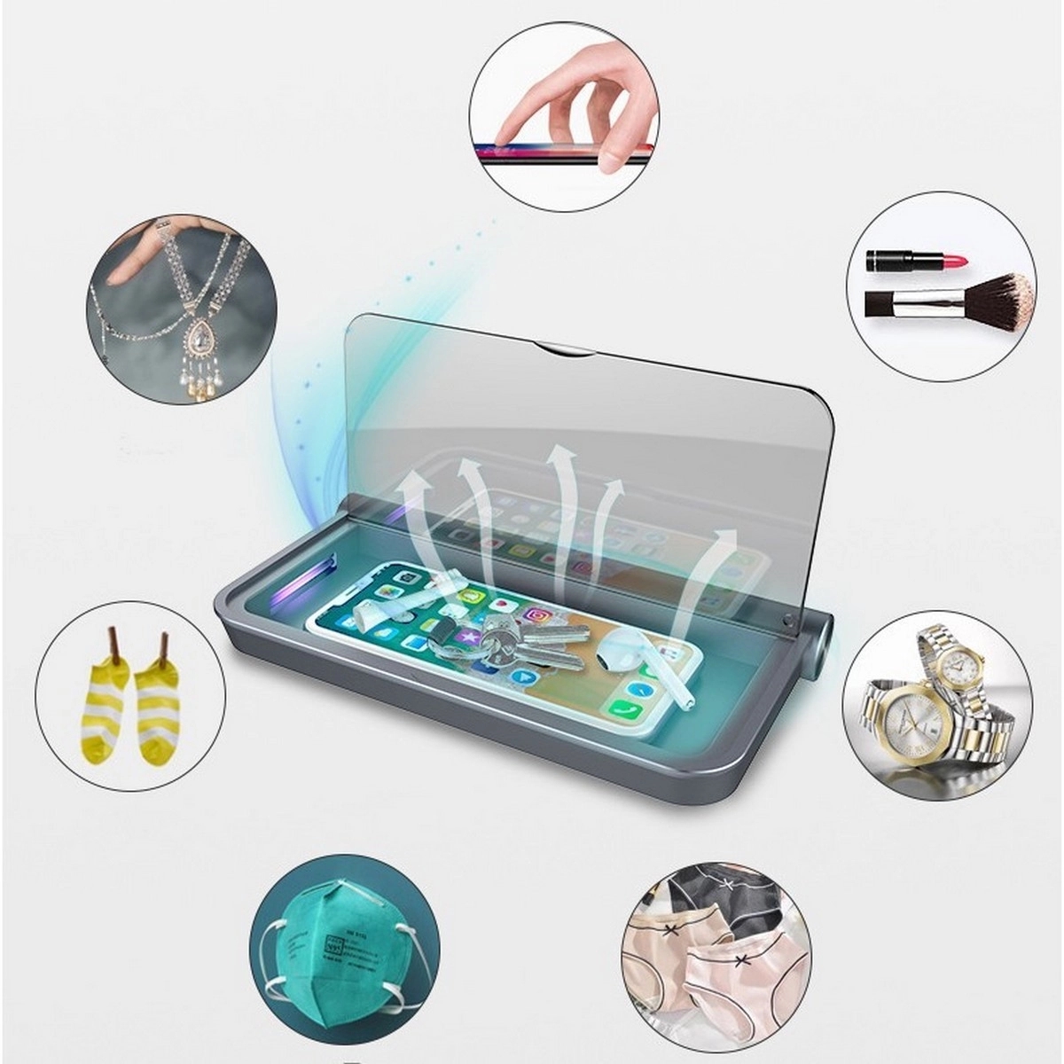 Portable UV Cell Phone Sanitizer With Wireless Charger 5