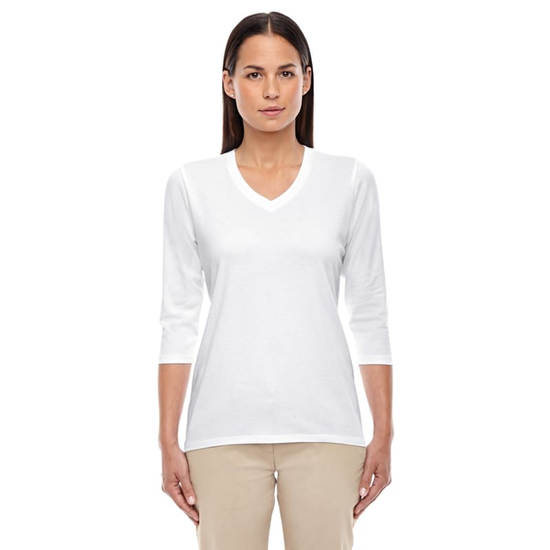 Devon & Jones Ladies' Perfect Fit™ Bracelet-Length V-Neck Top 13