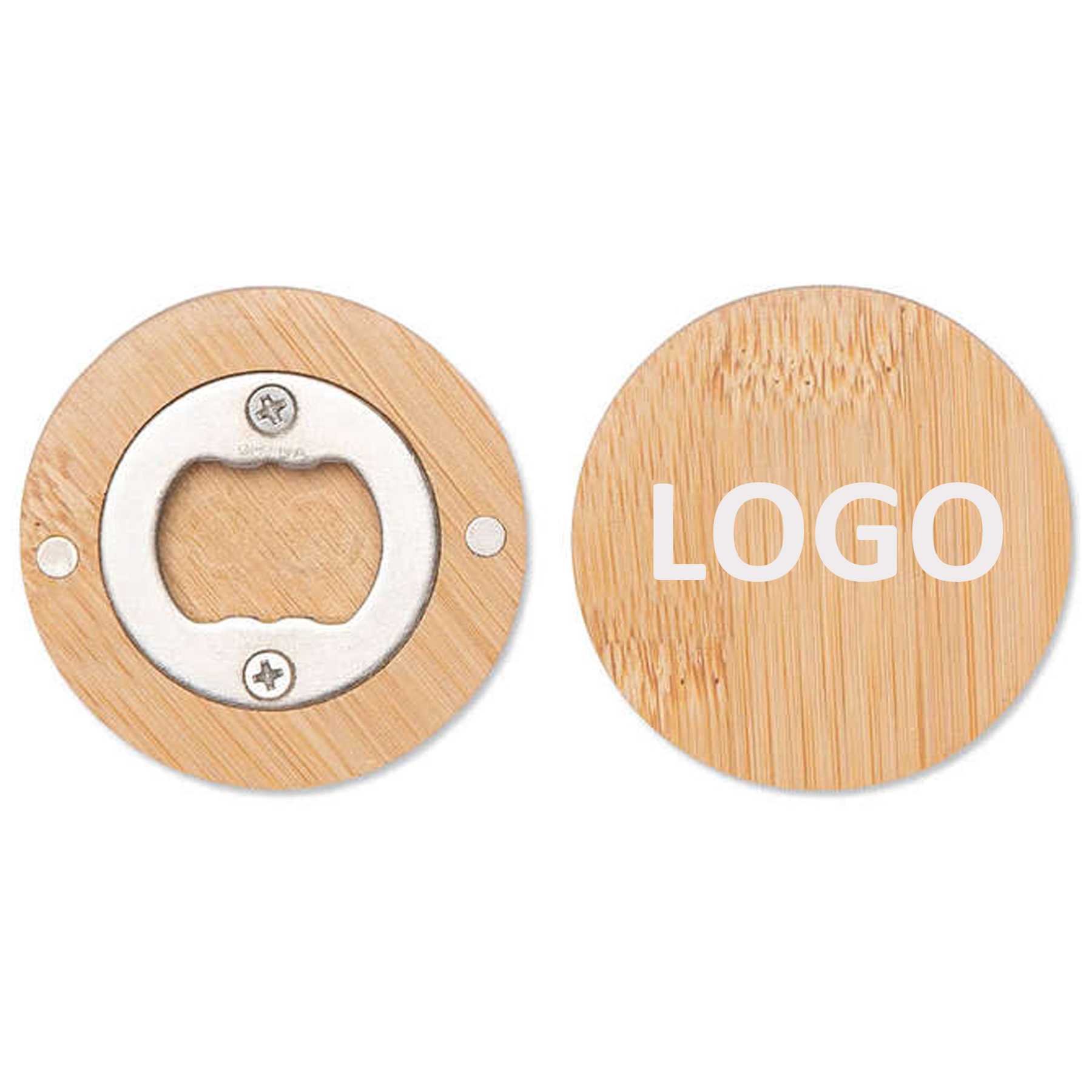 Magnetic Bamboo Bottle Opener 1