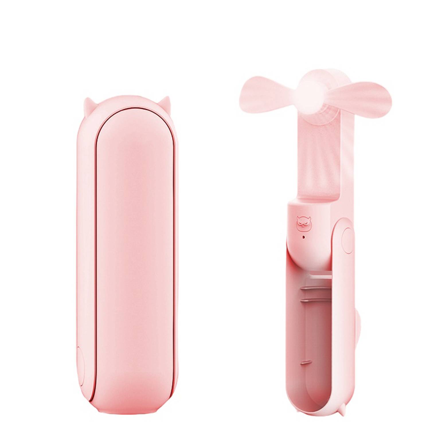 Portable Folding USB Handheld Fan w/ Power Bank 6