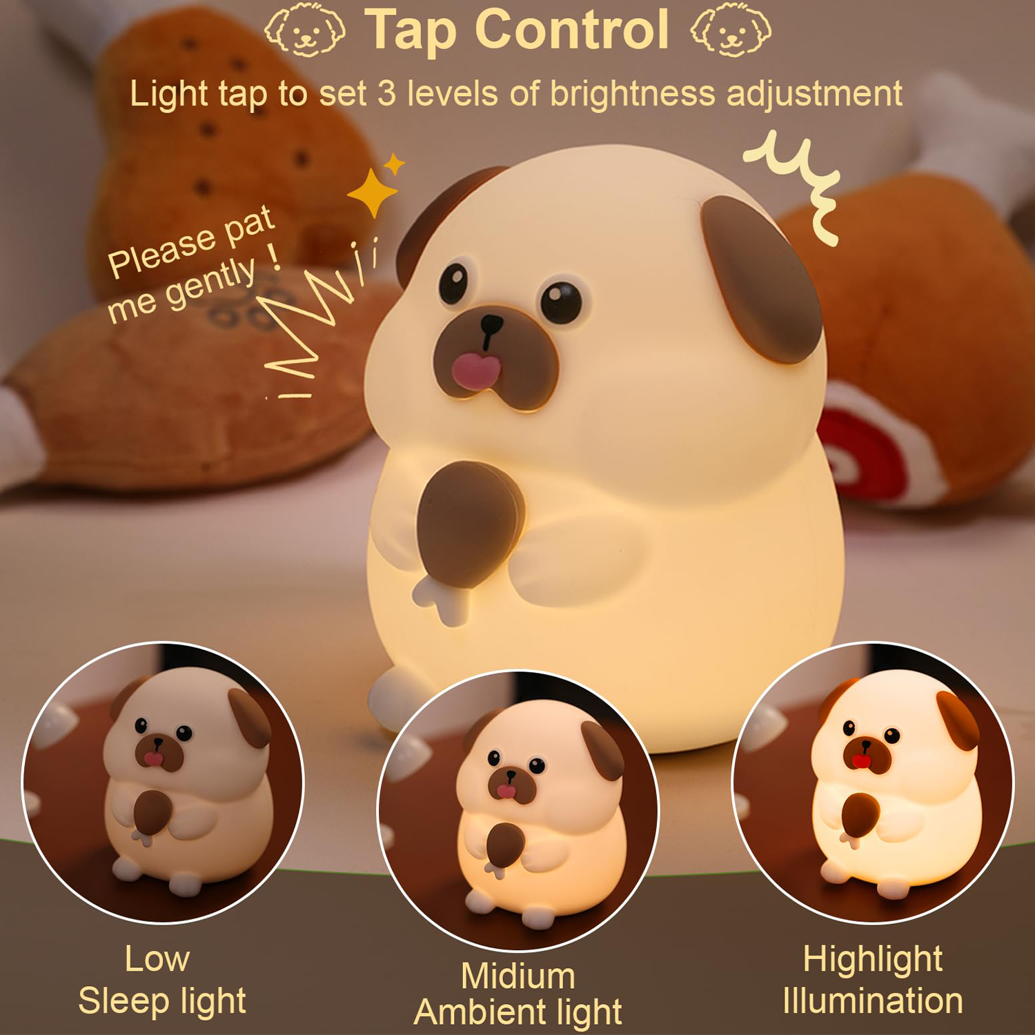 Adjustable Puppy Children's Night Light 3