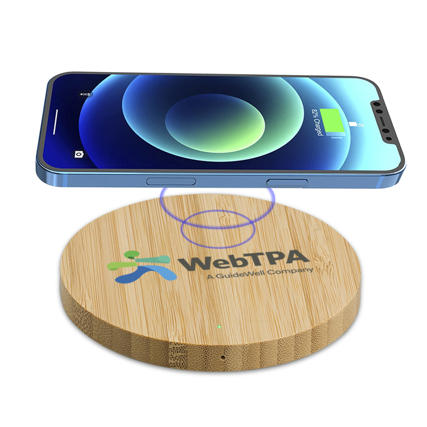 15W Eco-Friendly Bamboo Wireless Fast Charging Pad 3