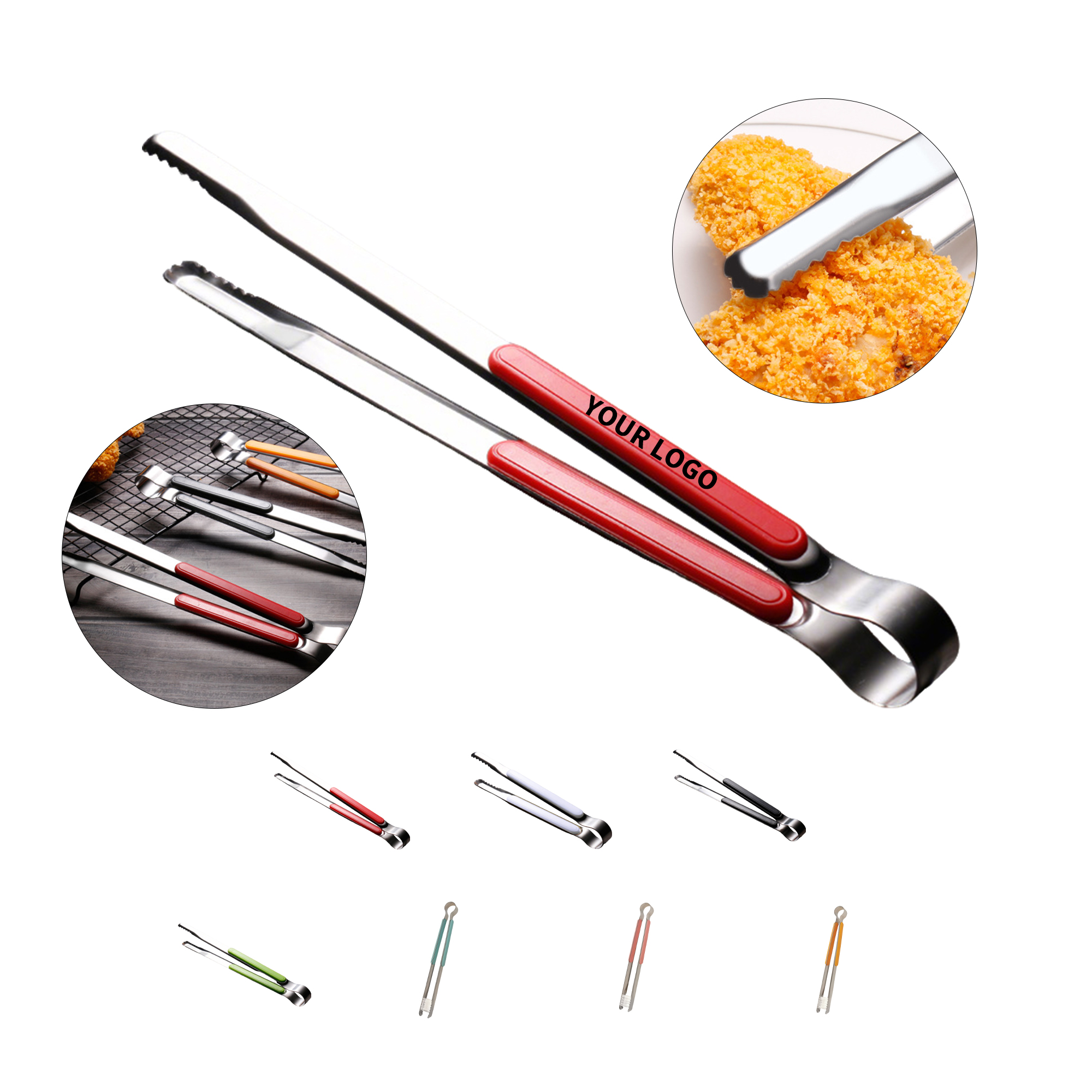 Stainless Steel Grill Food Clamp With Hanging Hook 4