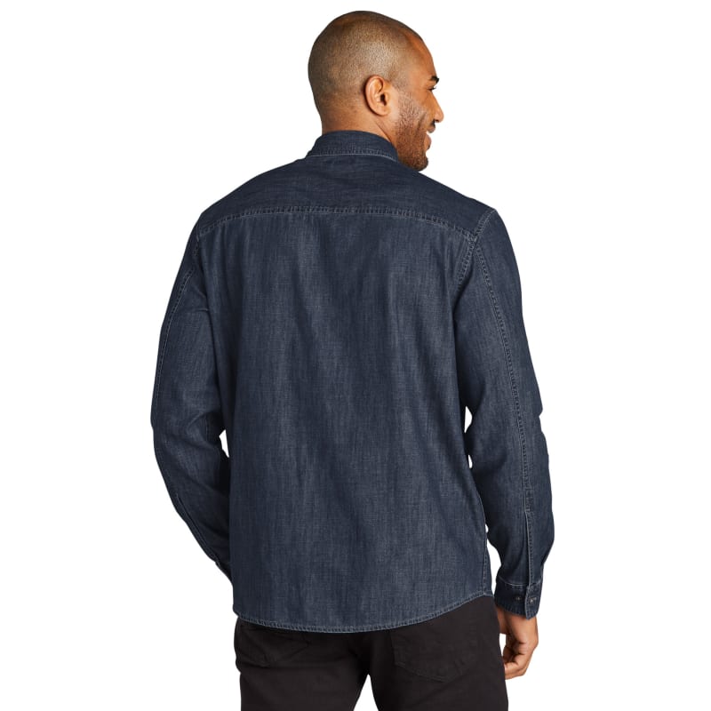 Port Authority Long Sleeve Perfect Denim Shirt 8