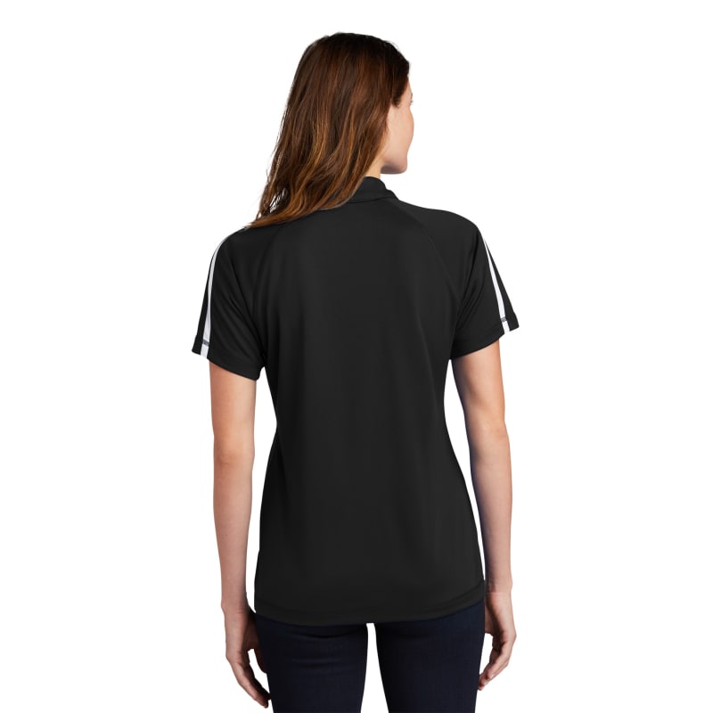 Sport-Tek Women's PosiCharge Micro-Mesh Colorblock Polo. 14