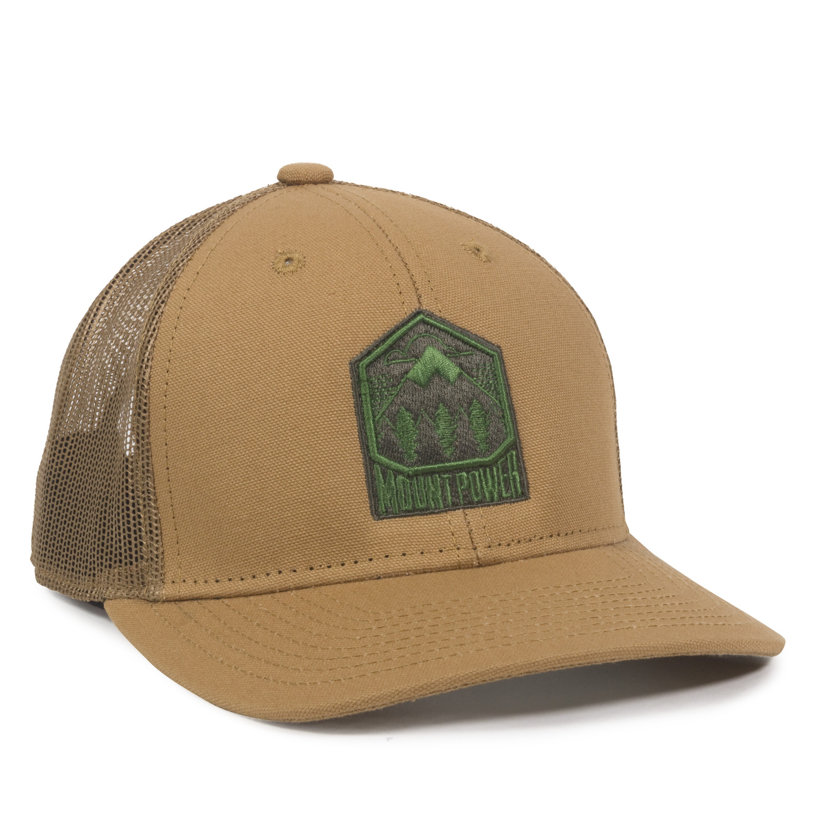 Washed Canvas Mesh Back Cap