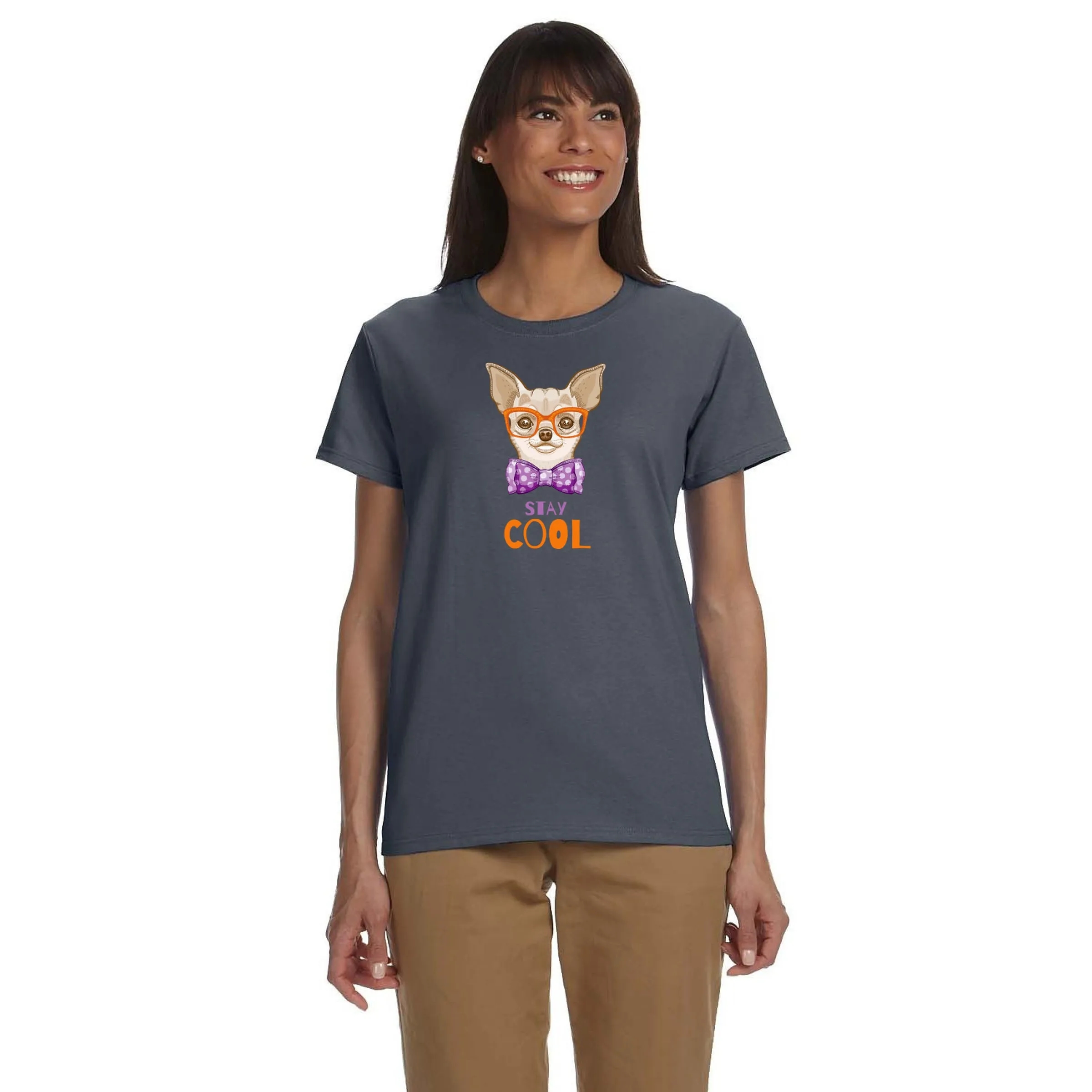 Gildan Ladies Ultra Cotton 6 oz. T-Shirt 14