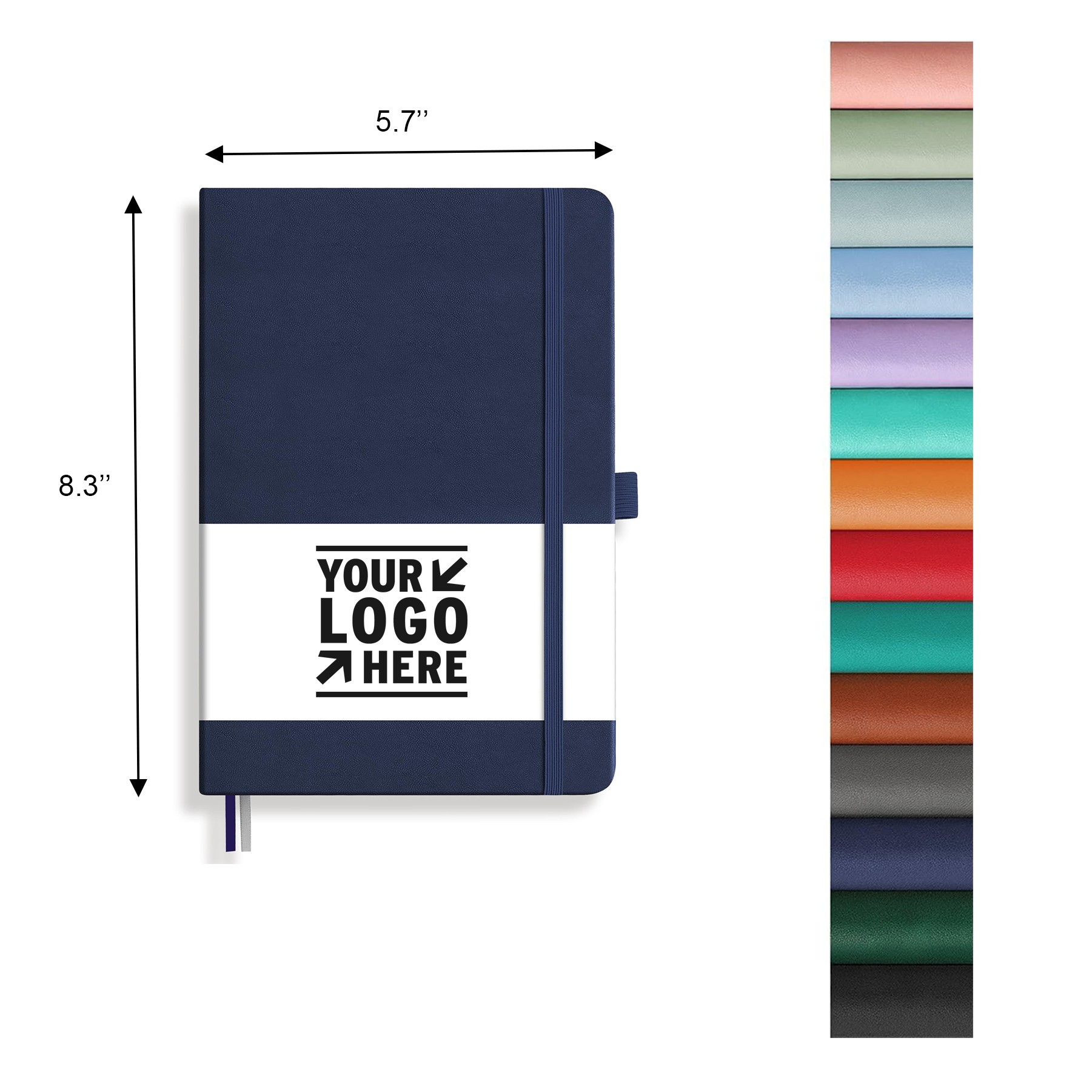 A5 Lined Journal Notebook with 192 Numbered Pages 2