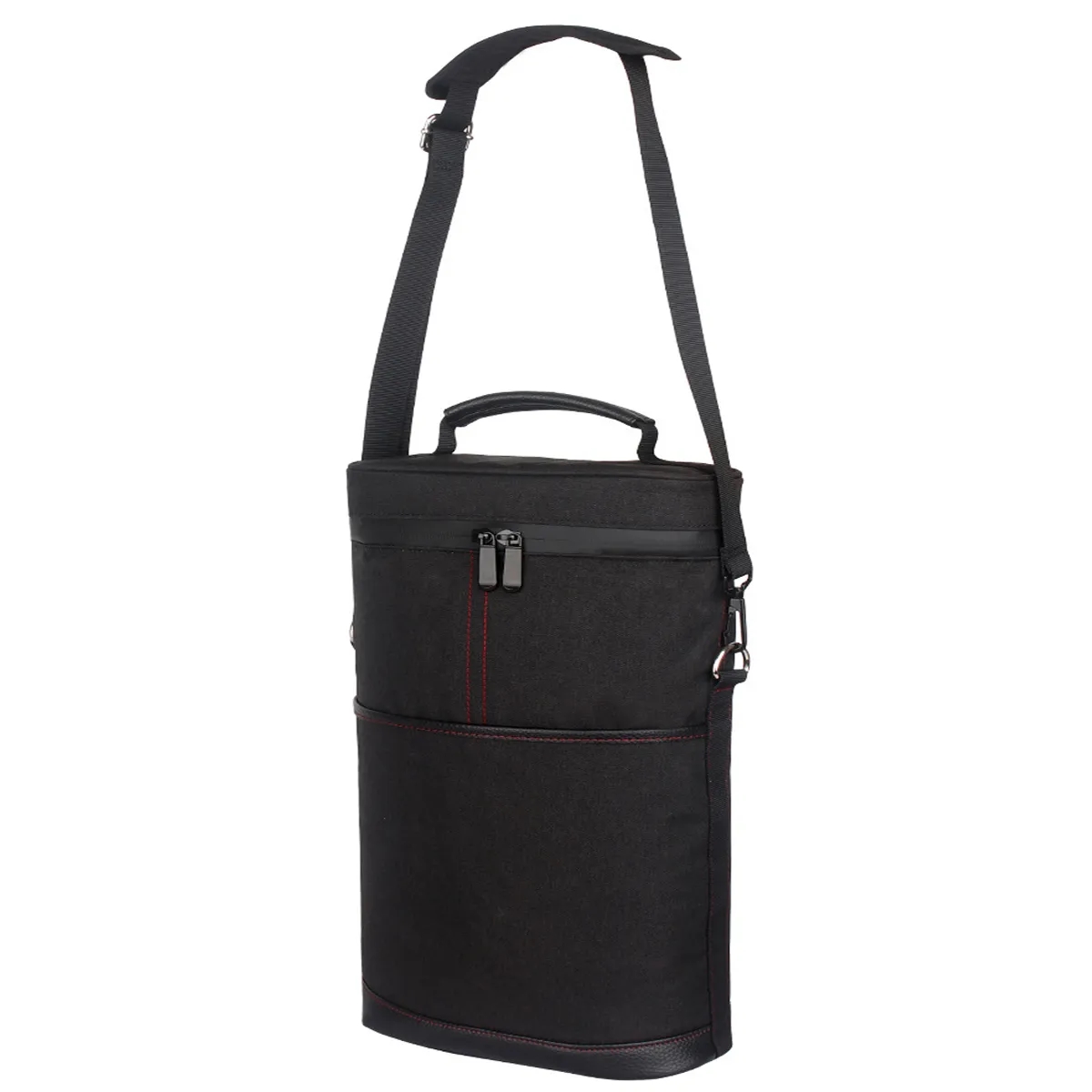 Portable Insulated Double Wine Cooler Bag For Travel 4