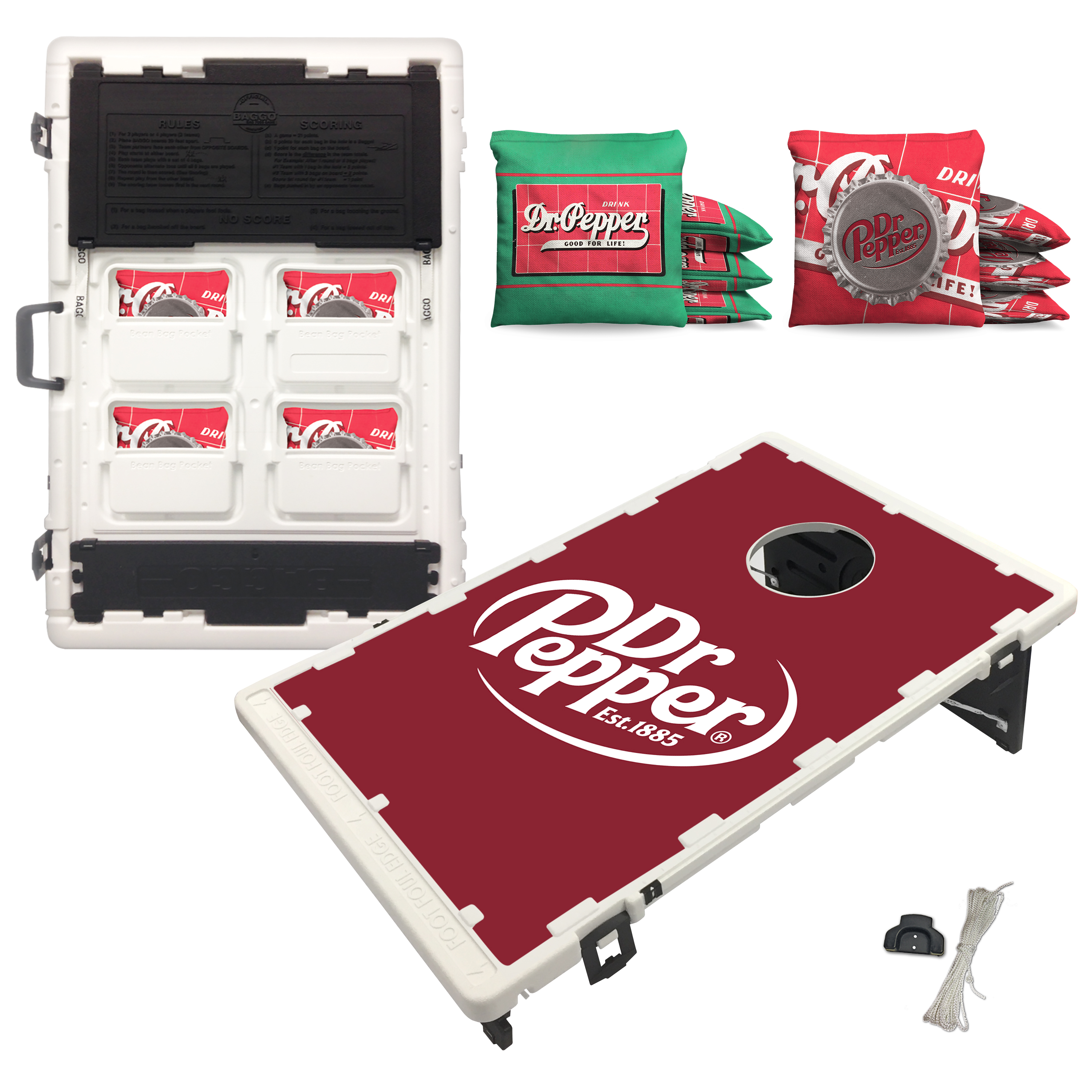 Portable 2' x 3' Custom Cornhole Game with Custom Bags 6